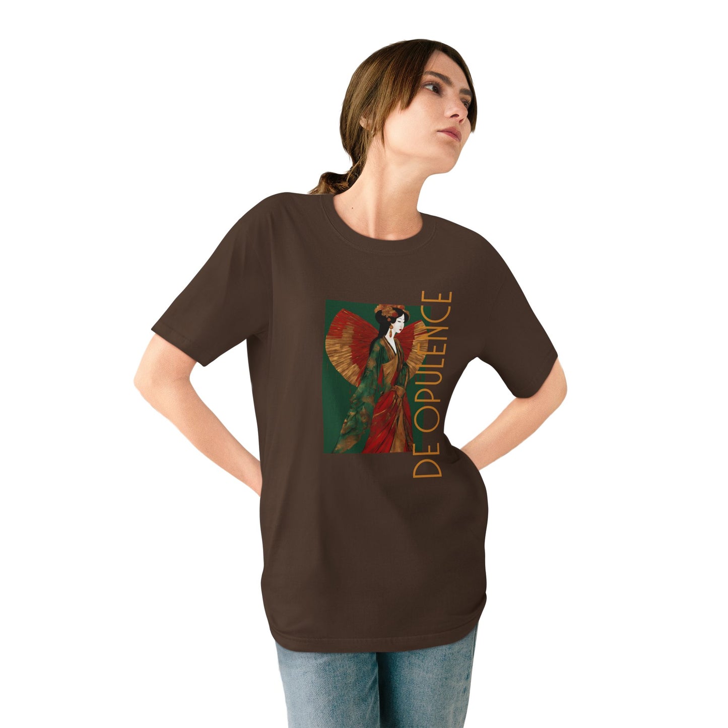 Elegant De Opulence Organic T-Shirt - Stylish & Sustainable Fashion