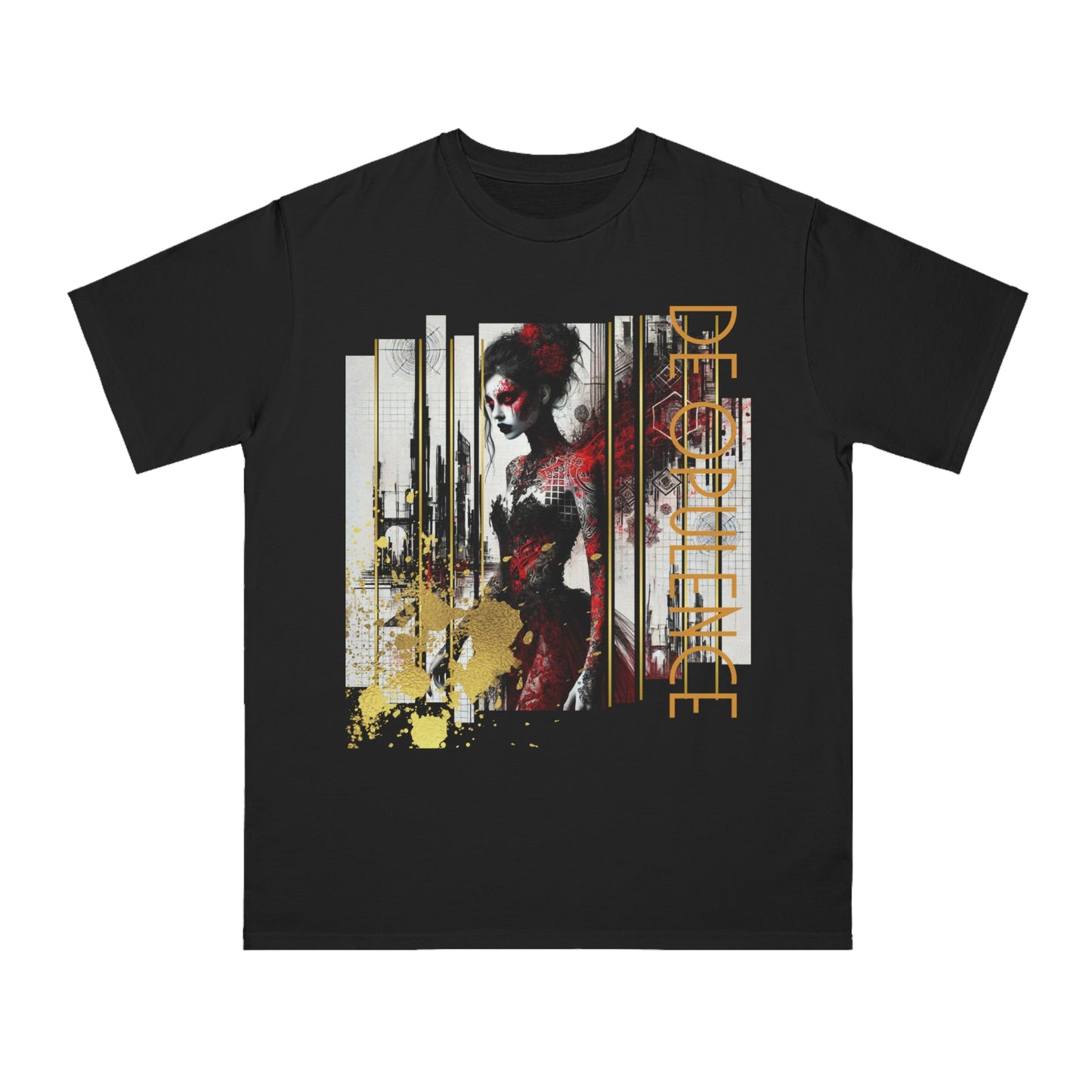 Organic Unisex Classic T-Shirt Noir Wolf by De OPULENCE