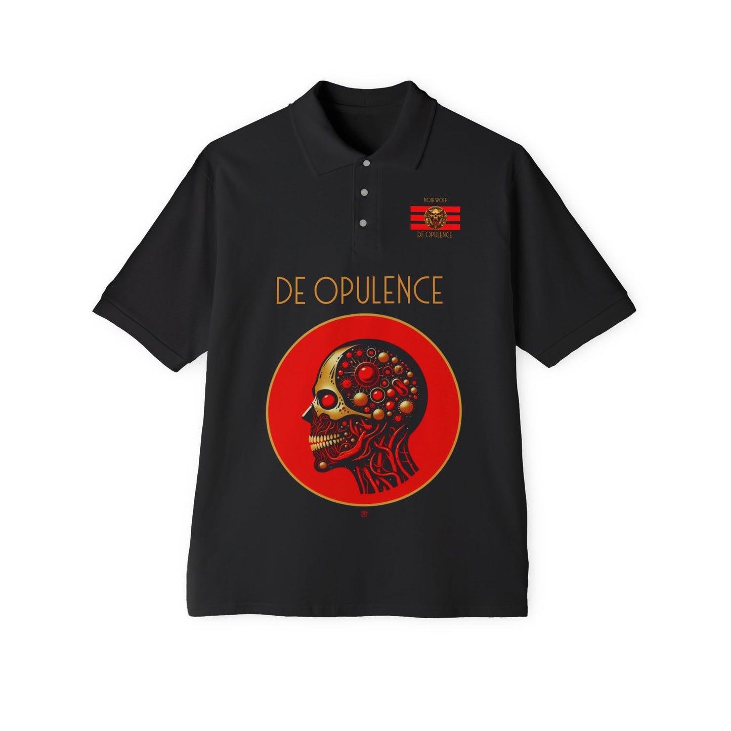Men's Piqué Polo De Opulence Black
