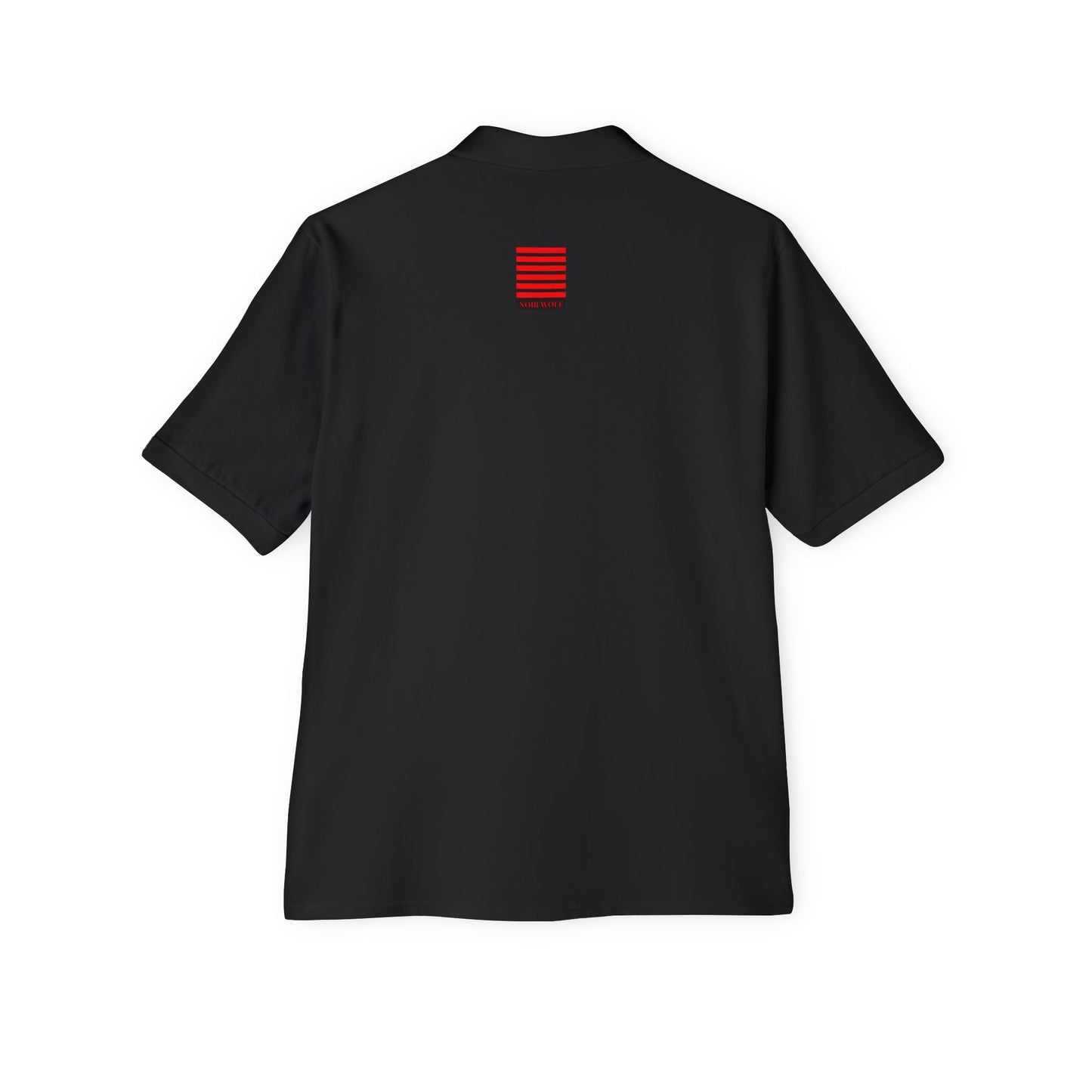 Men's Piqué Polo De Opulence by Noir Wolf