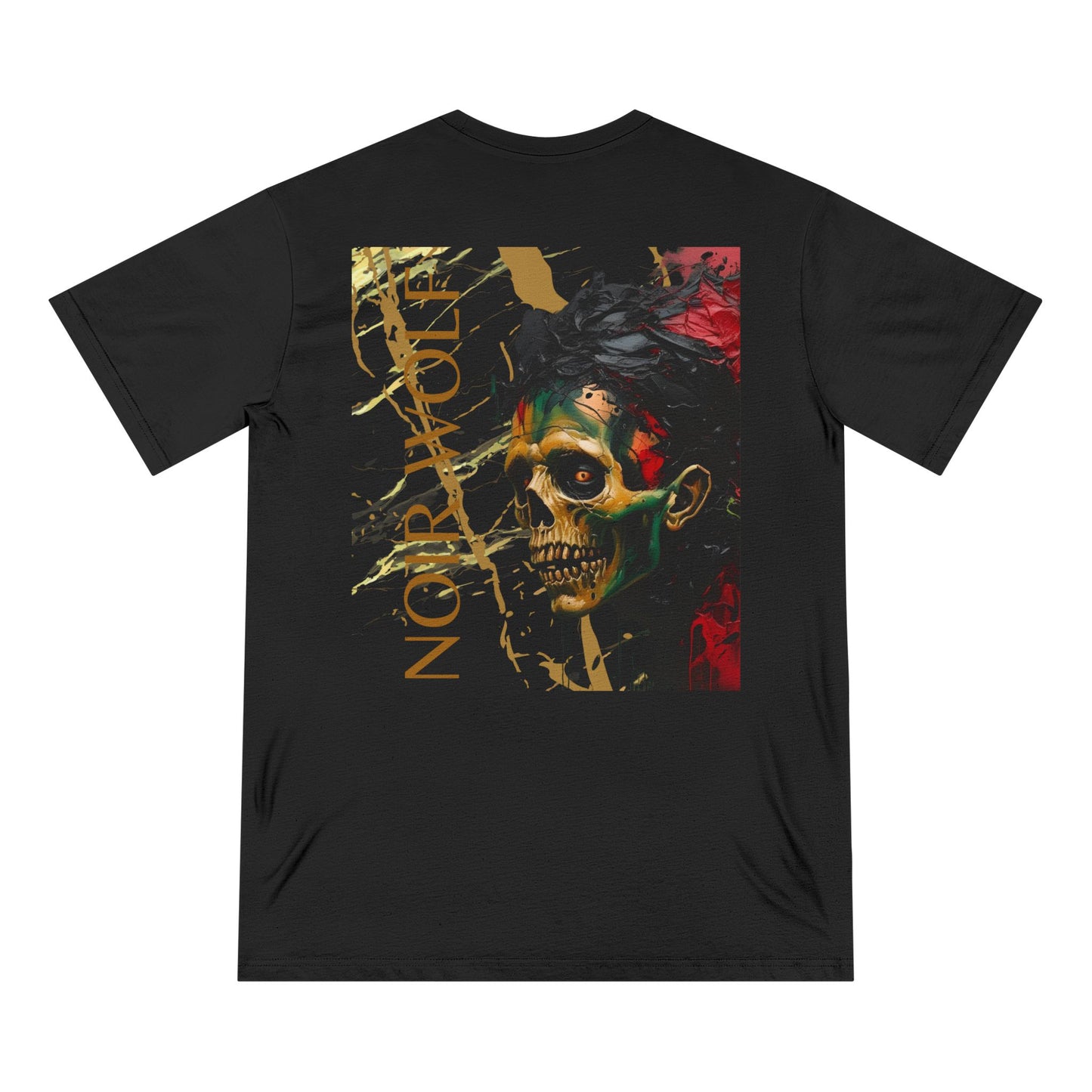 Opulence & Noir Wolf Graphic T-Shirt - Bold Art Tee for Art Lovers