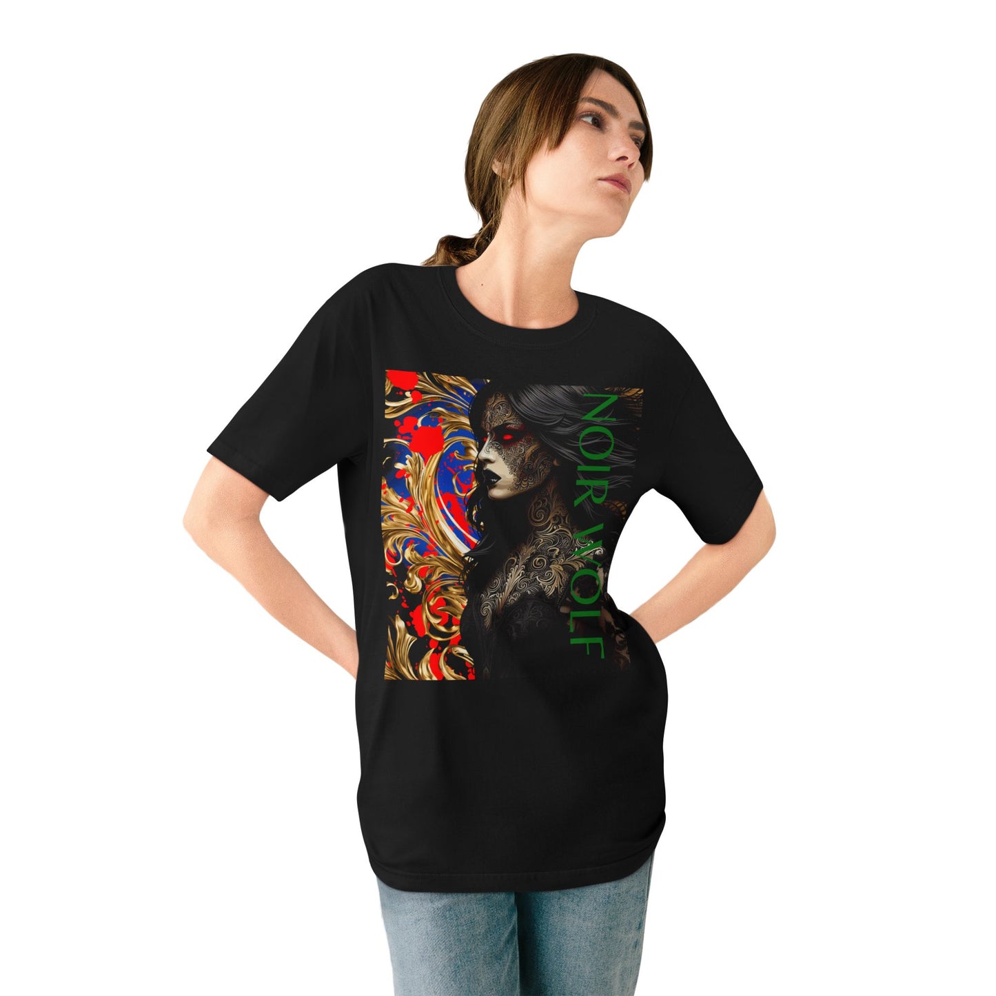 Organic Staple T-shirt De Opulence by Noir Wolf