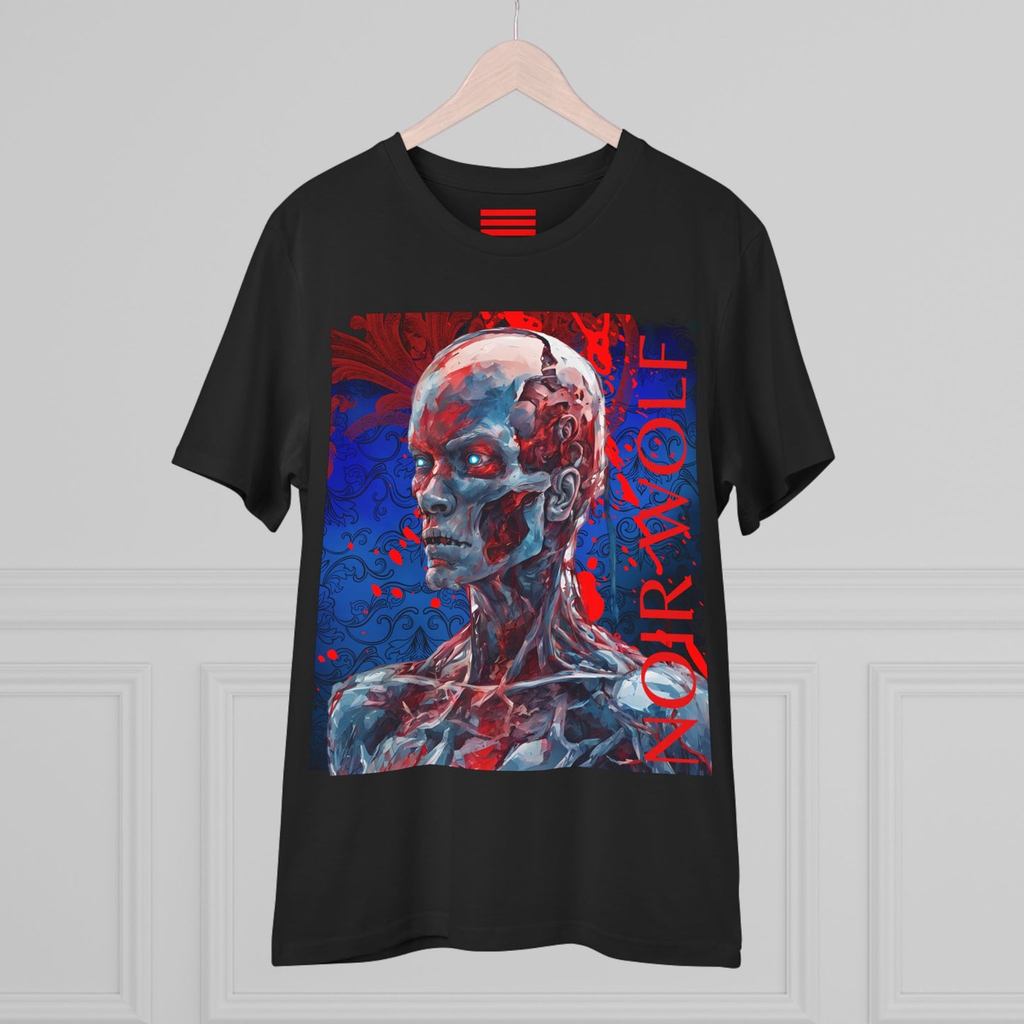 Organic Creator T-shirt - Unisex Blue Doom by Noir Wolf