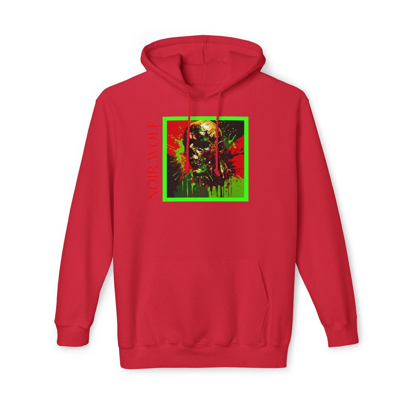 Vibrant Unisex Hooded Sweatshirt - Noir Wolf & De Opulence Designs