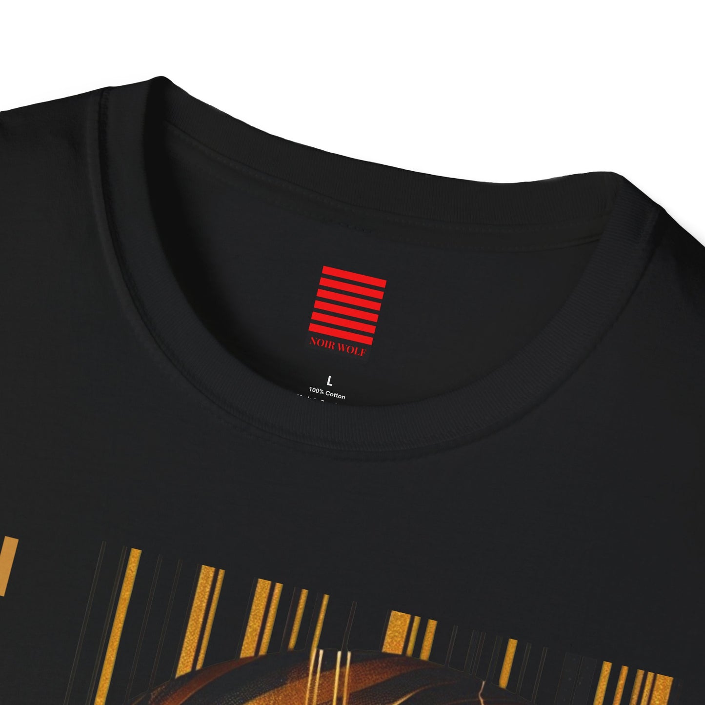 Dark Opulence & Noir Wolf Unisex Softstyle T-Shirt - Edgy Graphic Tee for Fall Fashion