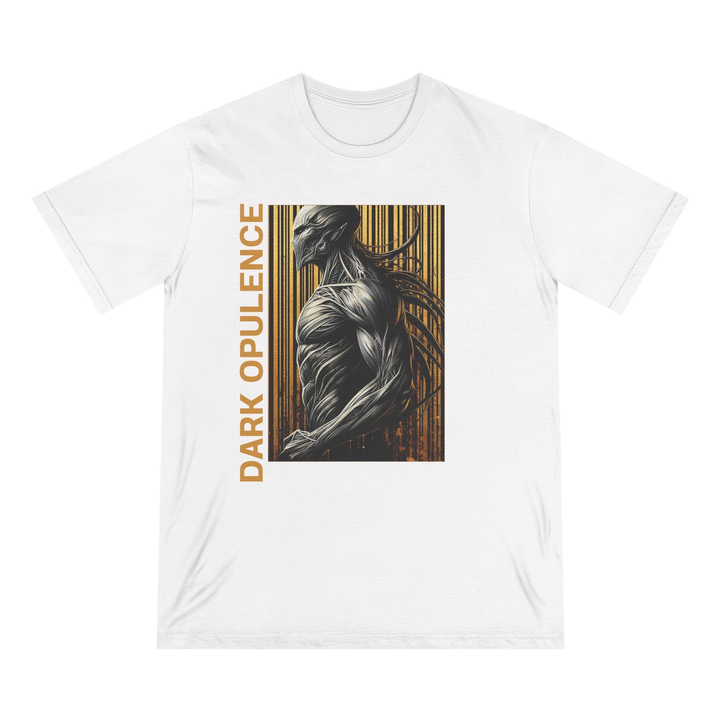 Dark Opulence Graphic Organic T-Shirt - Edgy Art Design for Unique Style