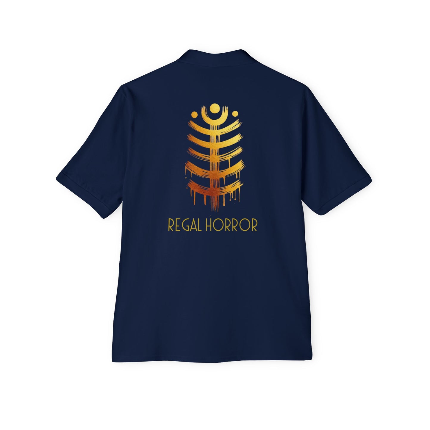 Polo Shirt - De Opulence by Noir Wolf Regal Horrors Platinum Shock