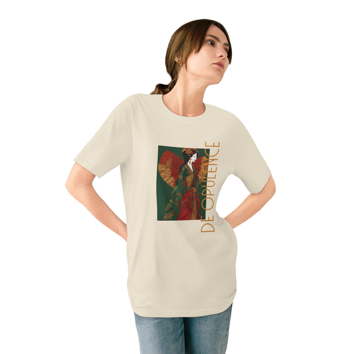 Elegant De Opulence Organic T-Shirt - Stylish & Sustainable Fashion