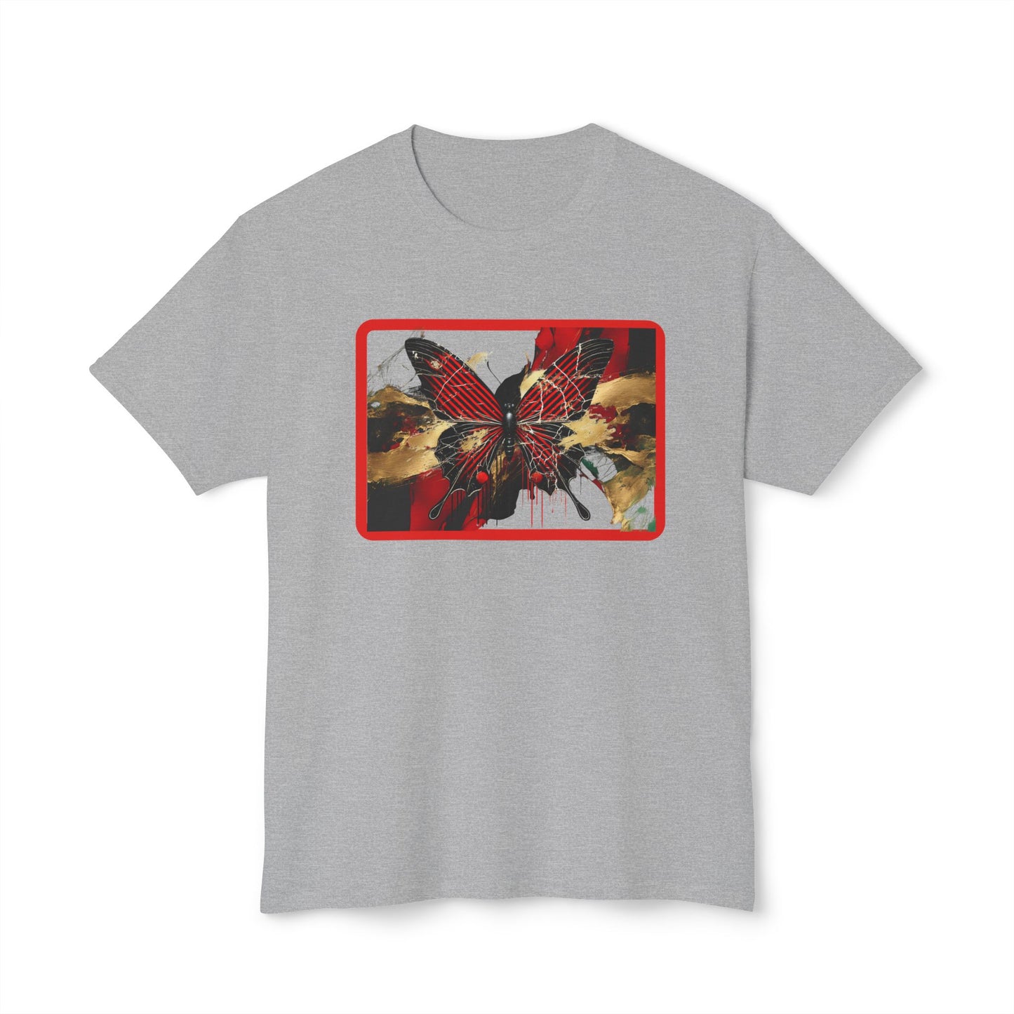 Colorful Butterfly Art Unisex T-Shirt - Unique Graphic Tee for Nature Lovers
