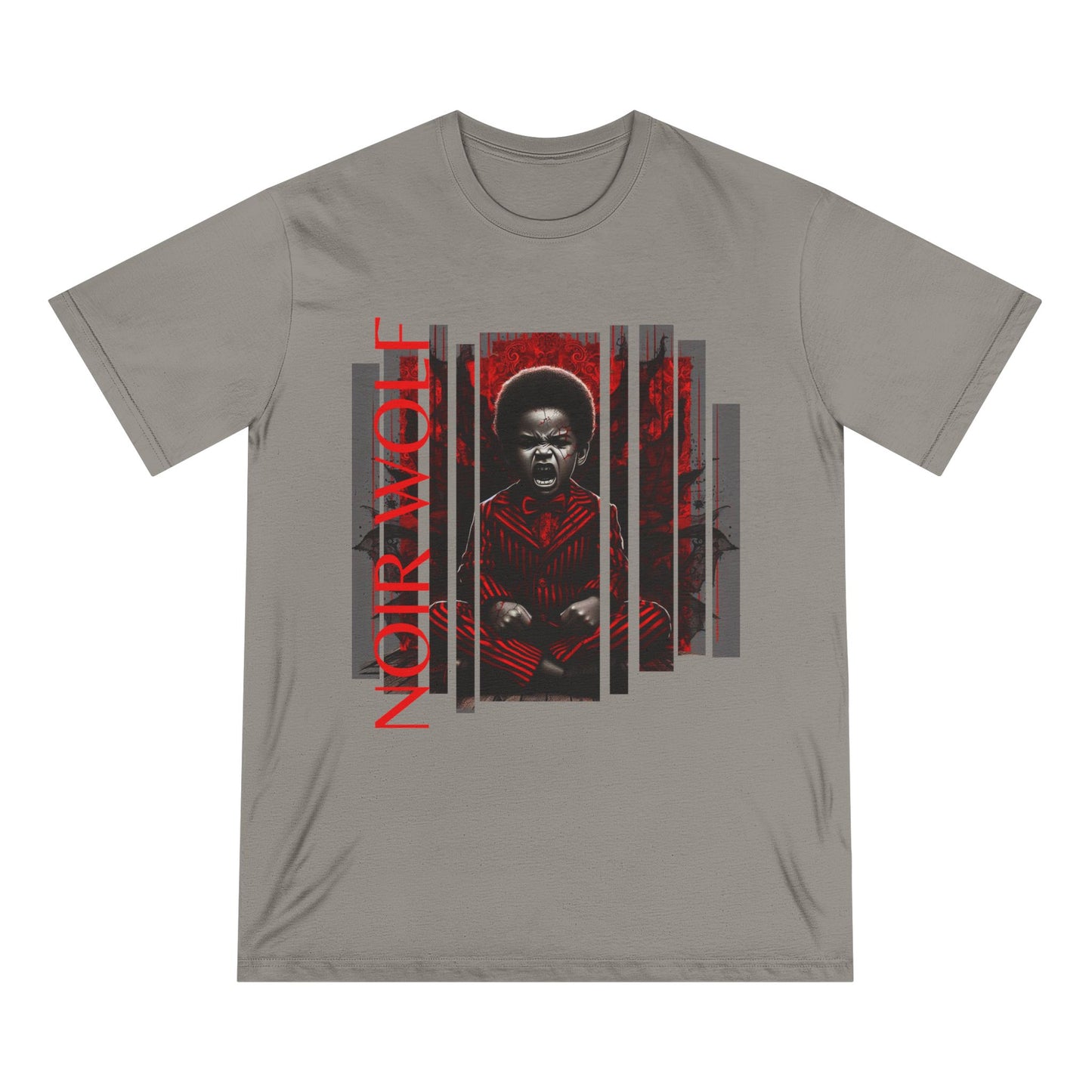 Organic Staple T-shirt little boy on the porch