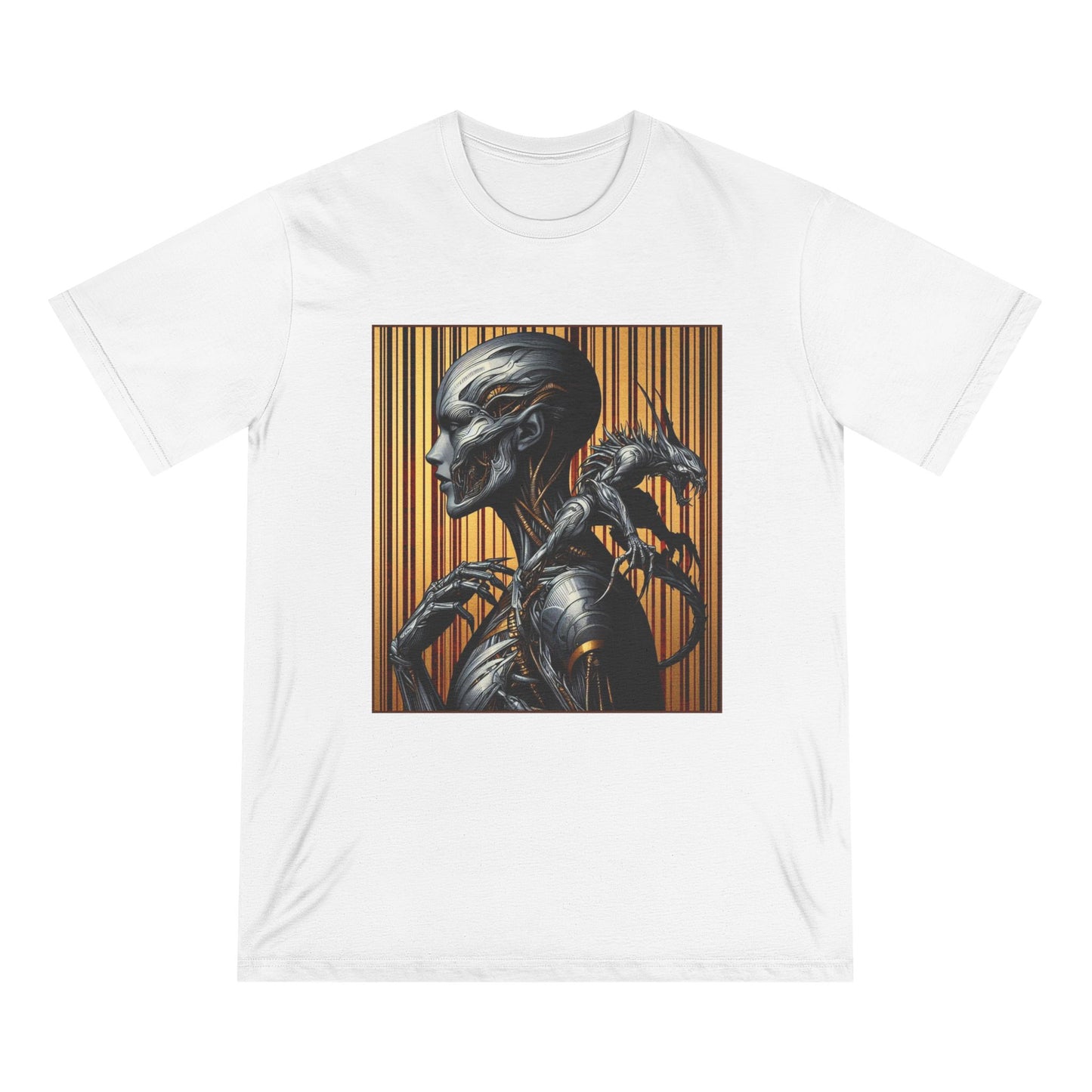 Futuristic Art Organic T-Shirt - De Opulence Design