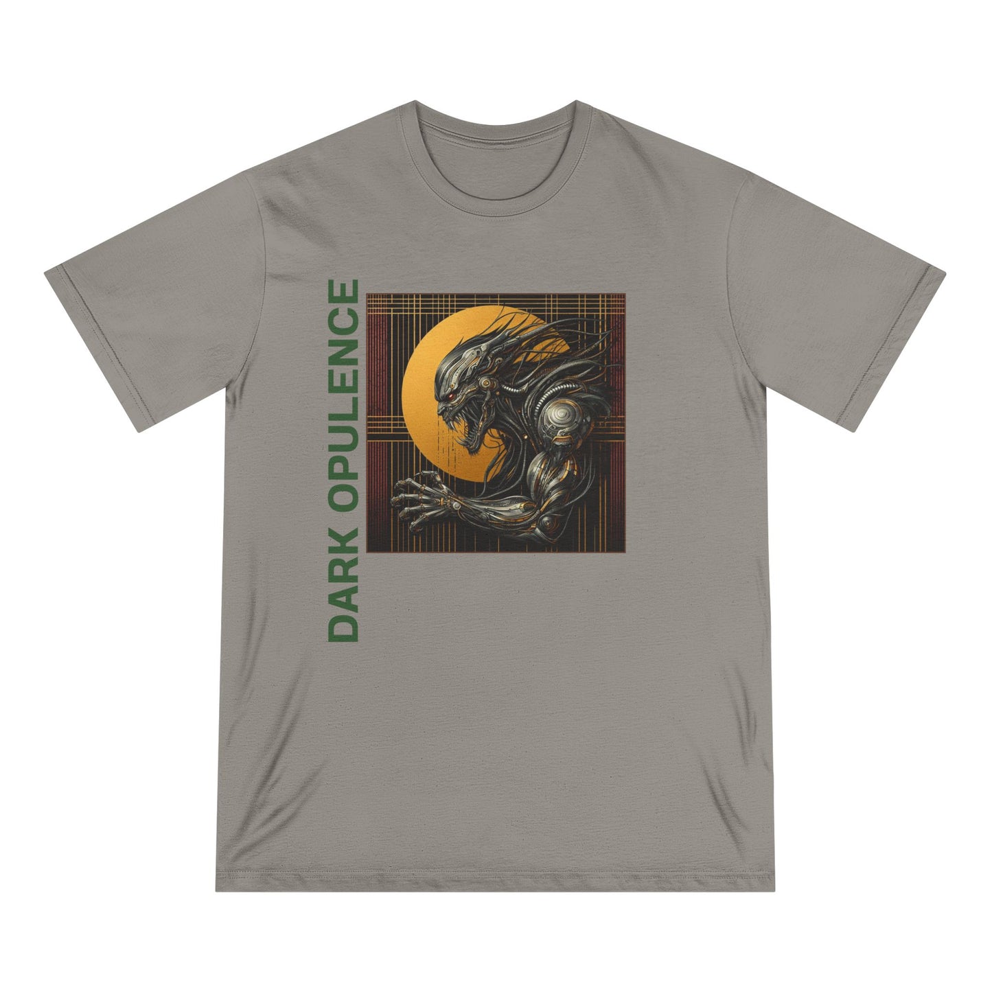 Dark Opulence Graphic Tee - Unisex Organic T-Shirt with Unique Monster Art