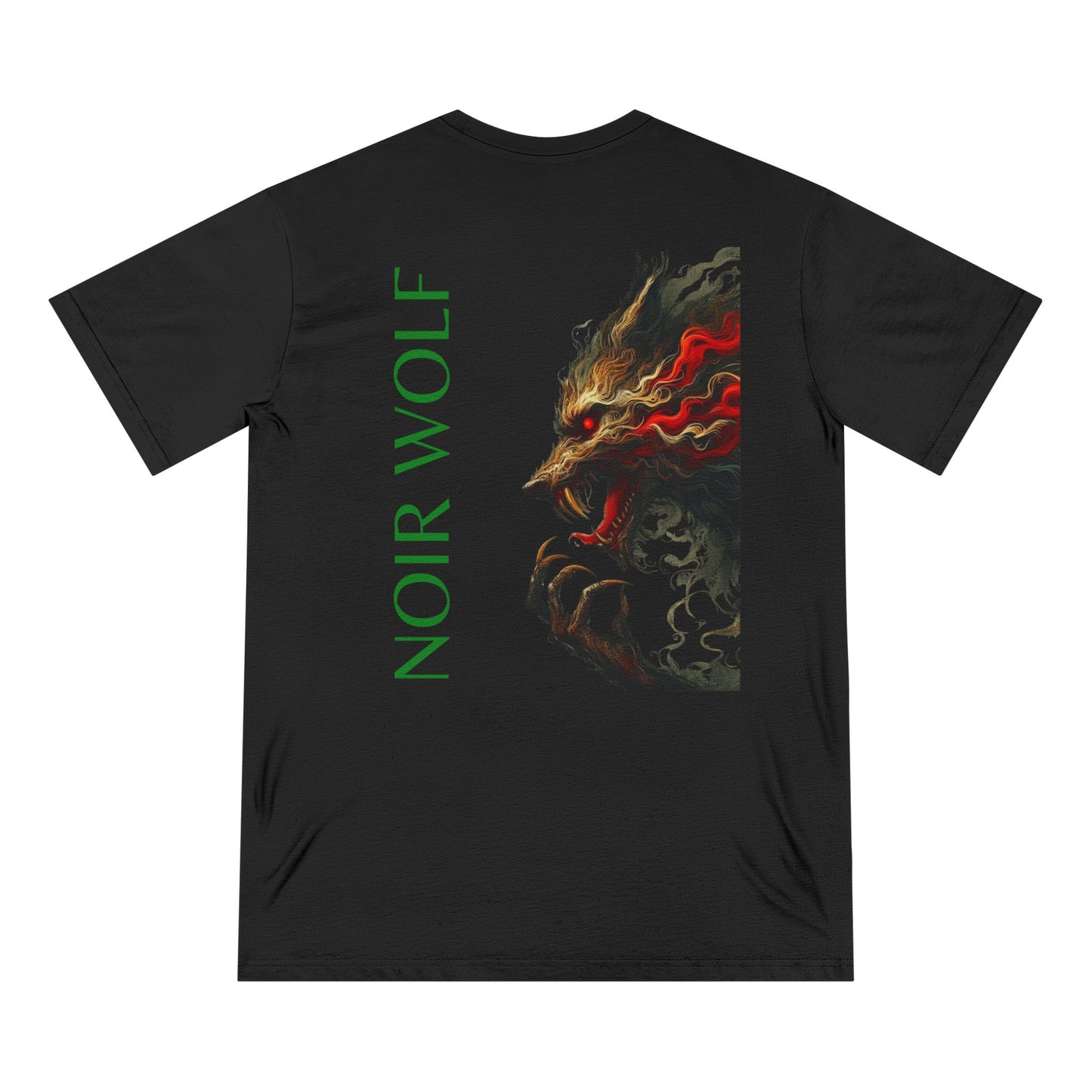 Artistic Graphic Tee - 'De Opulence' & 'Noir Wolf' Designs - Unique Unisex Style