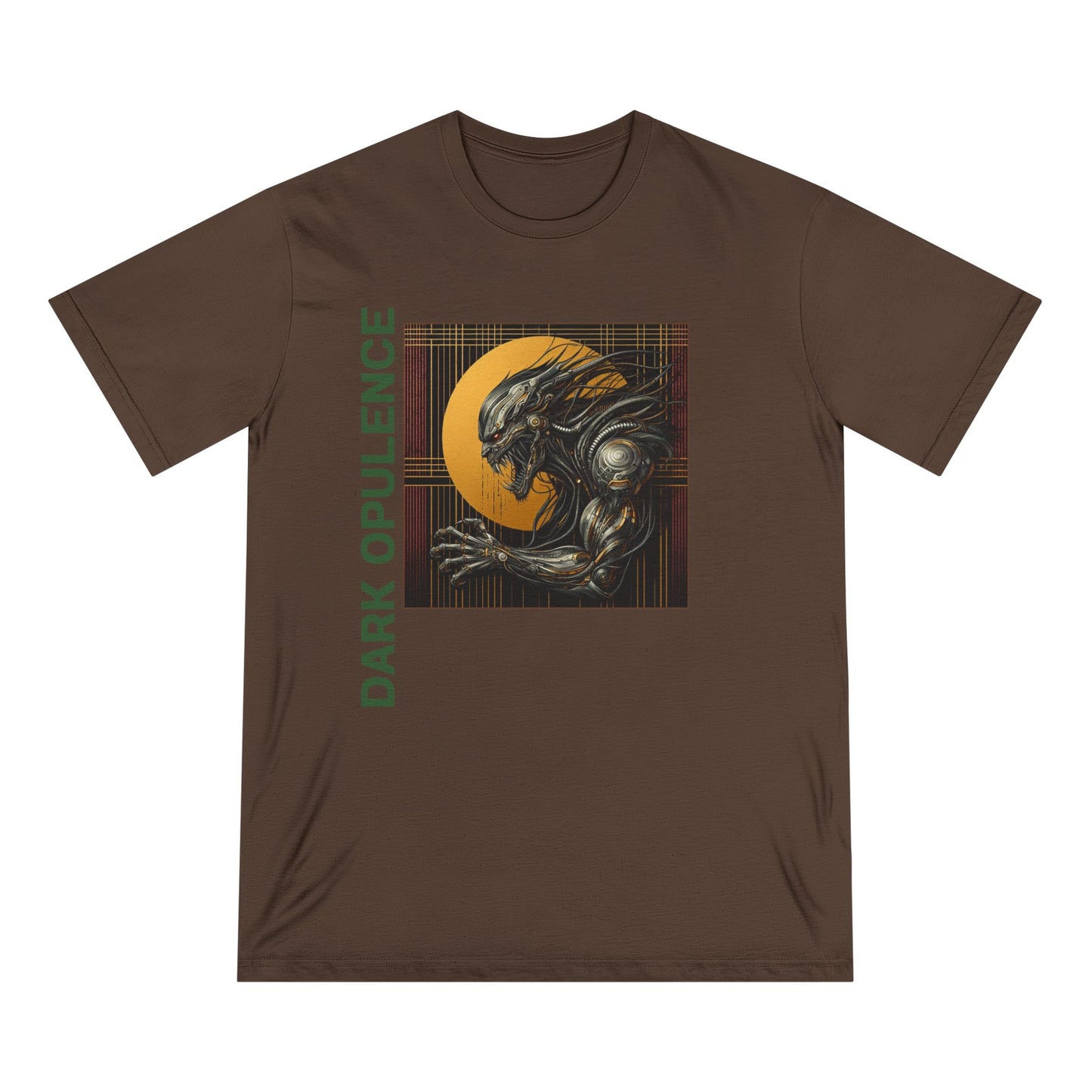 Dark Opulence Graphic Tee - Unisex Organic T-Shirt with Unique Monster Art