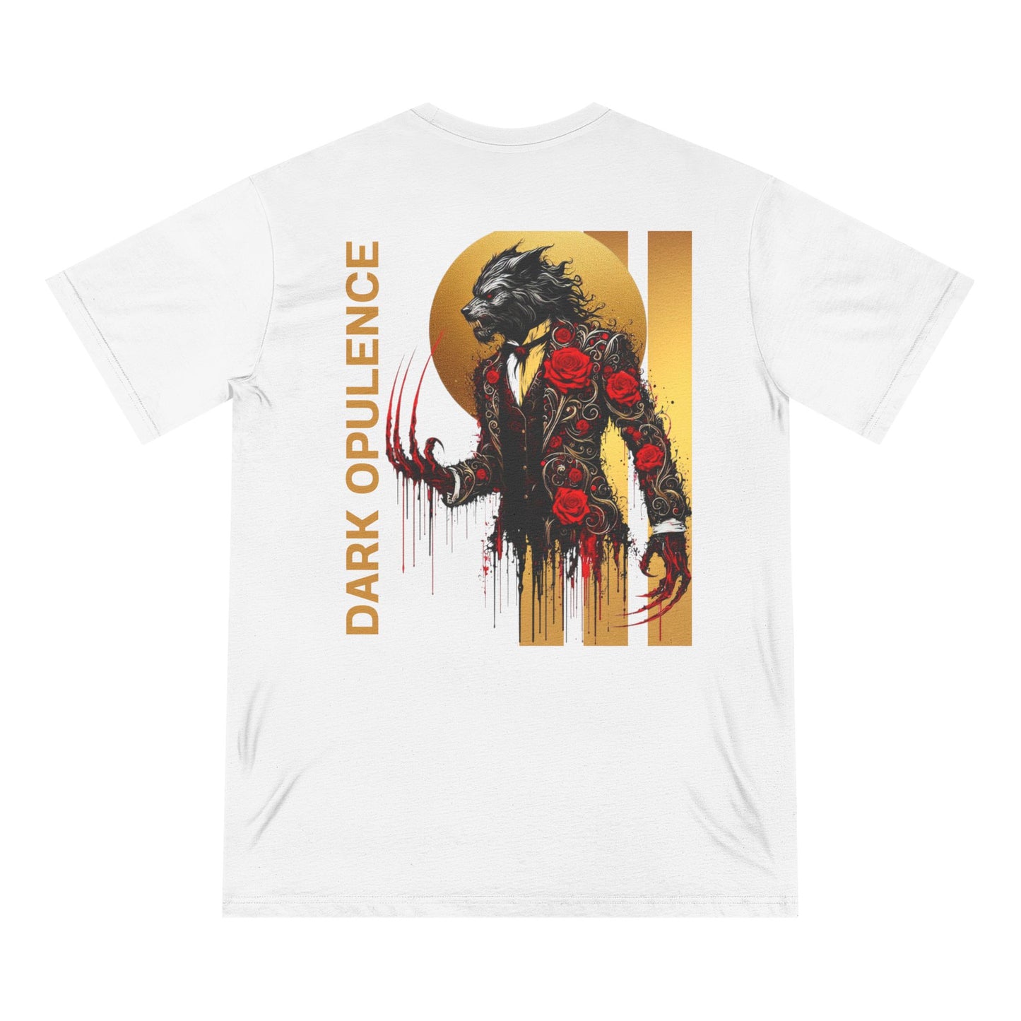 Noir Wolf Graphic T-Shirt - Dark Opulence Design for Bold Fashion Lovers