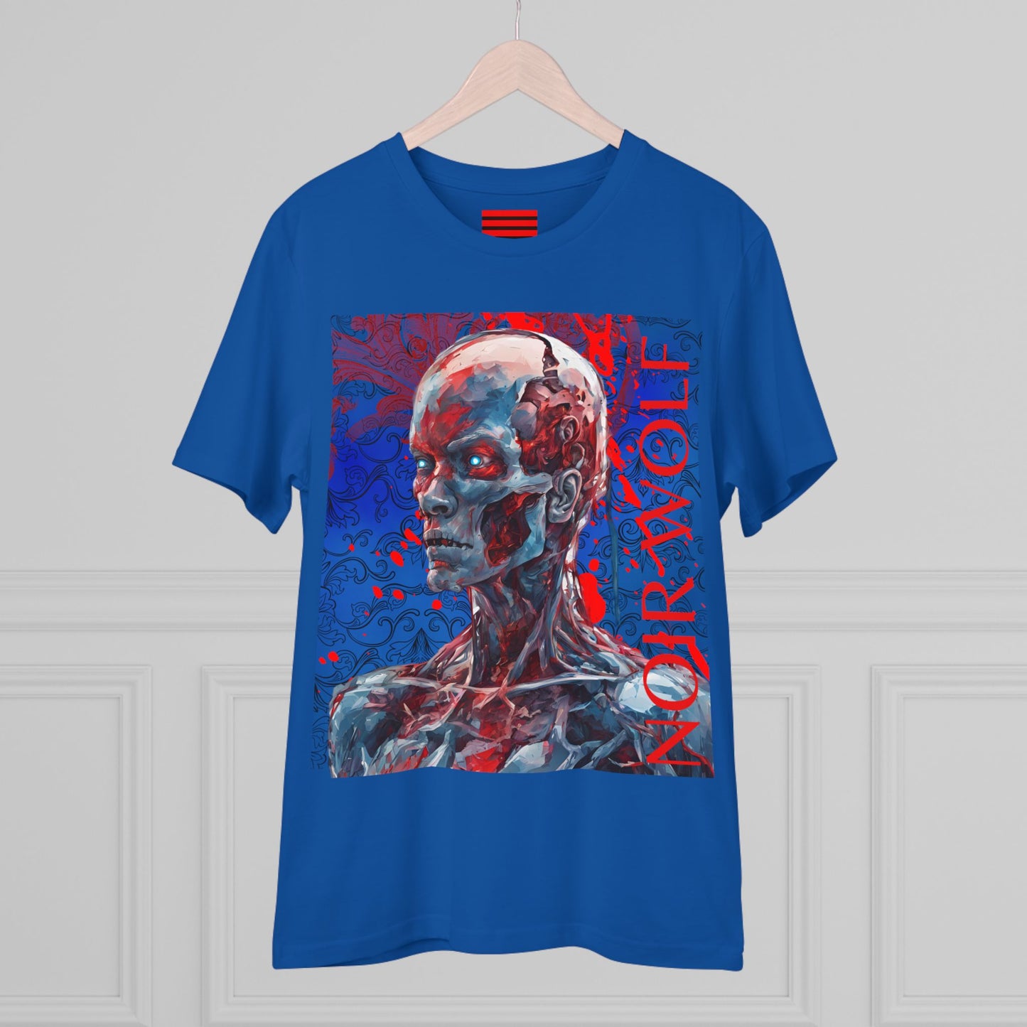 Organic Creator T-shirt - Unisex Blue Doom by Noir Wolf