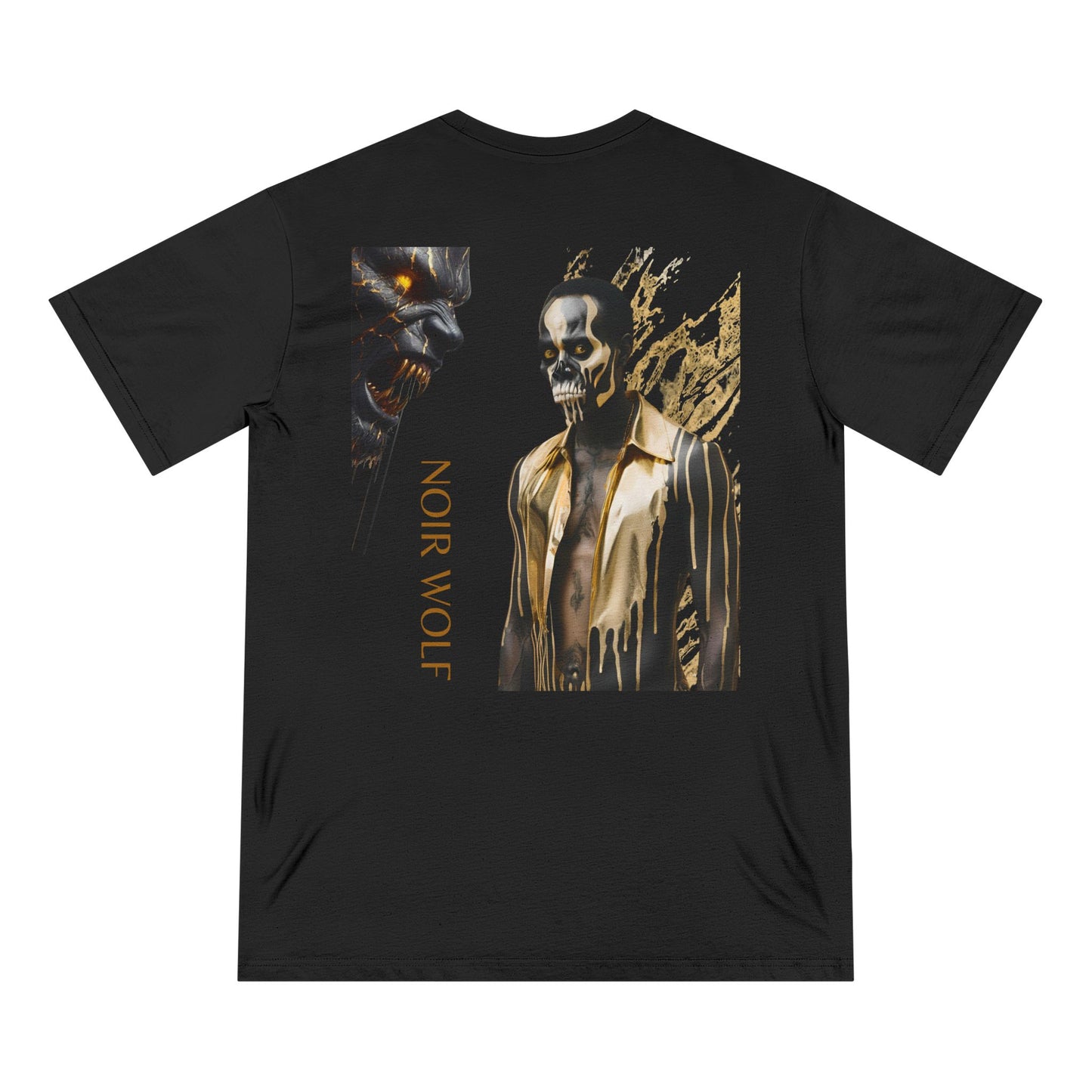 Gothic Graphic T-Shirt - DE OPULENCE & NOIR WOLF Designs