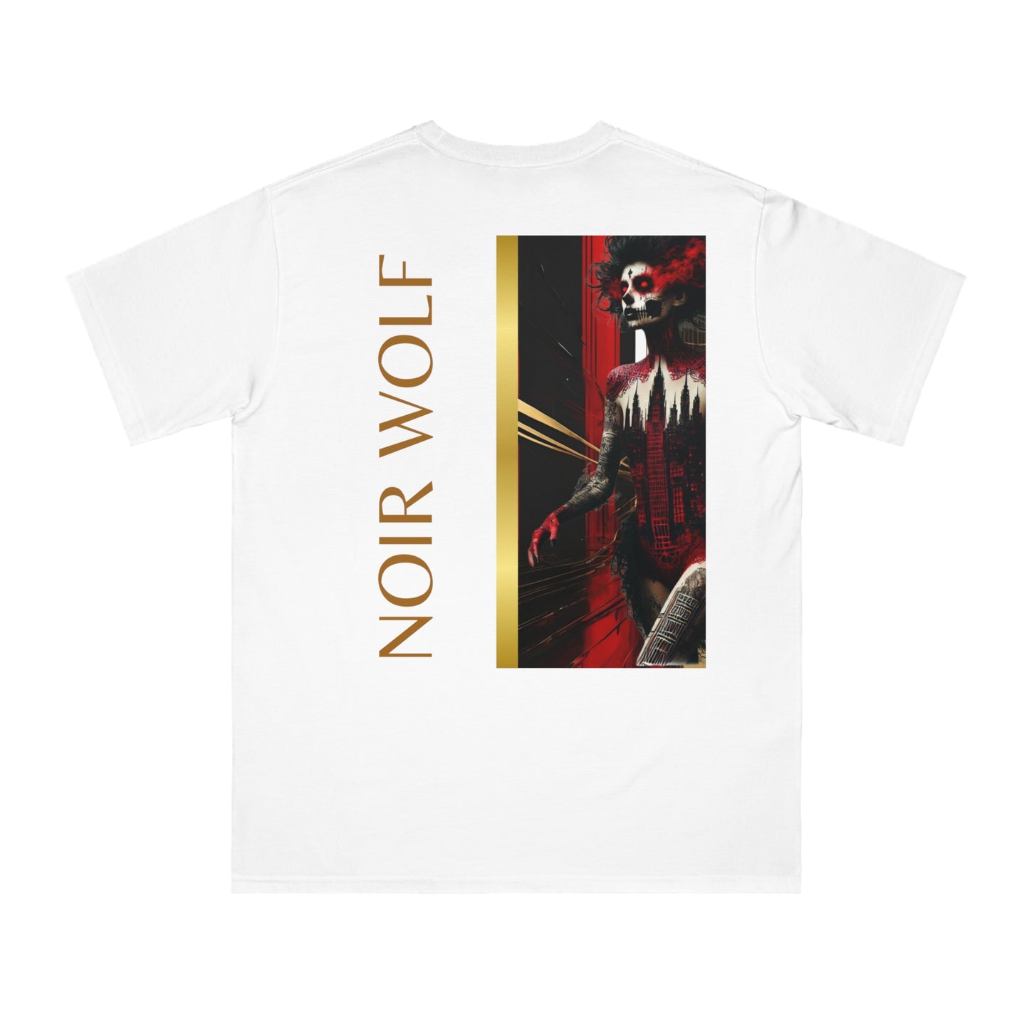 Organic Unisex Classic T-Shirt Noir Wolf by De OPULENCE