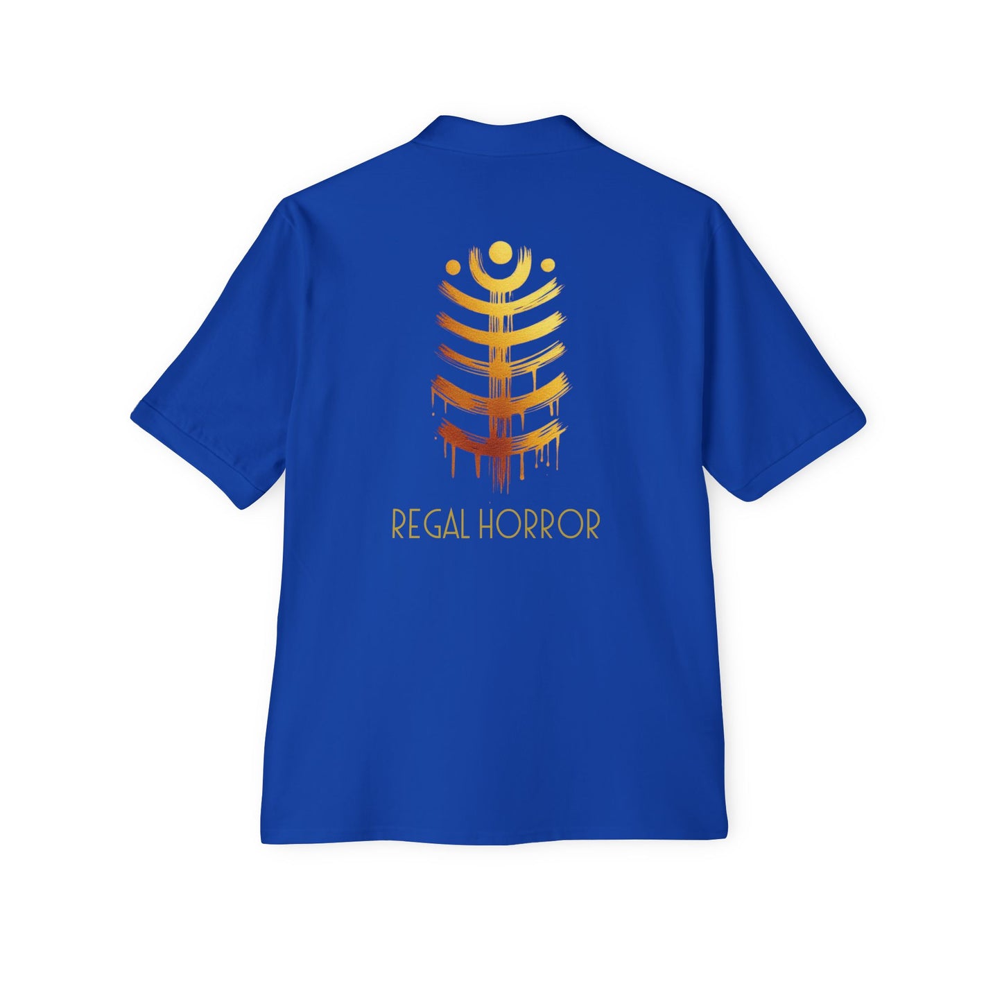 Polo Shirt - De Opulence by Noir Wolf Regal Horrors Platinum Shock
