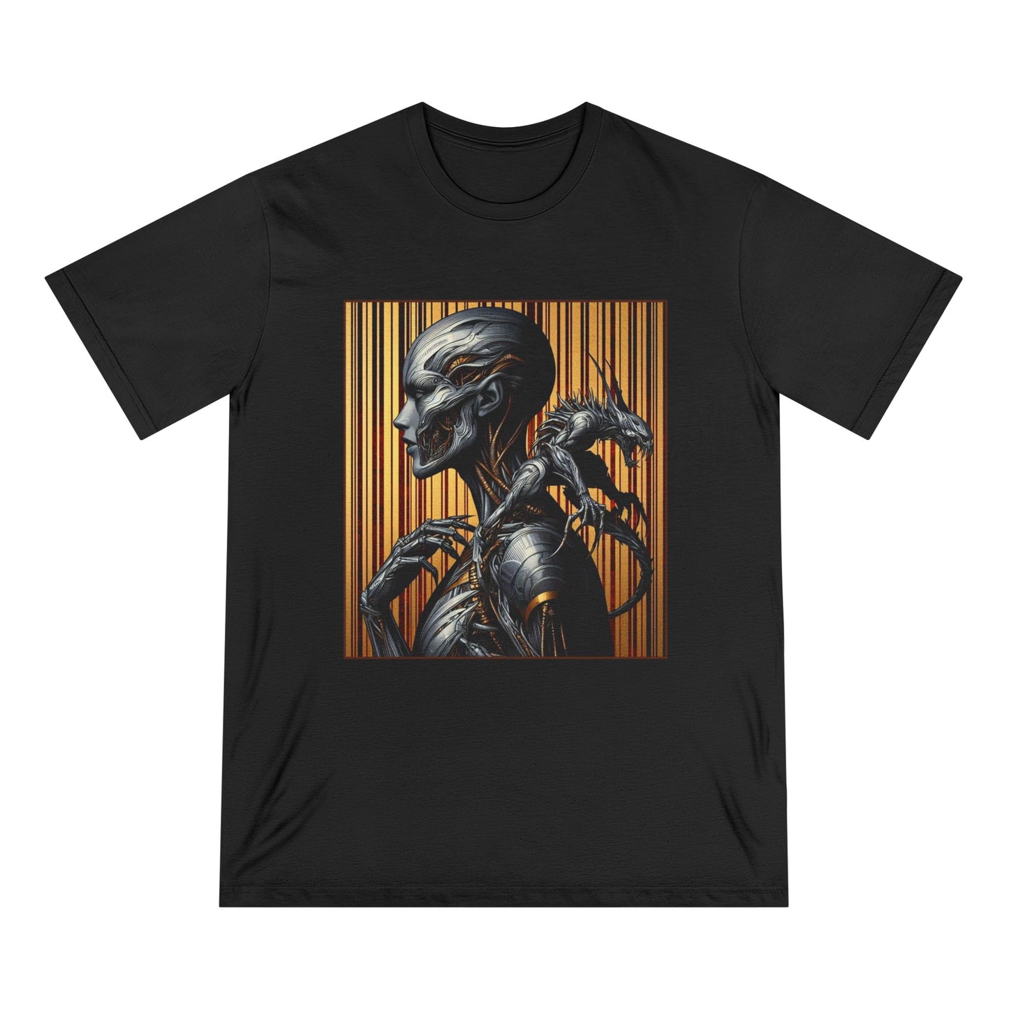 Futuristic Art Organic T-Shirt - De Opulence Design