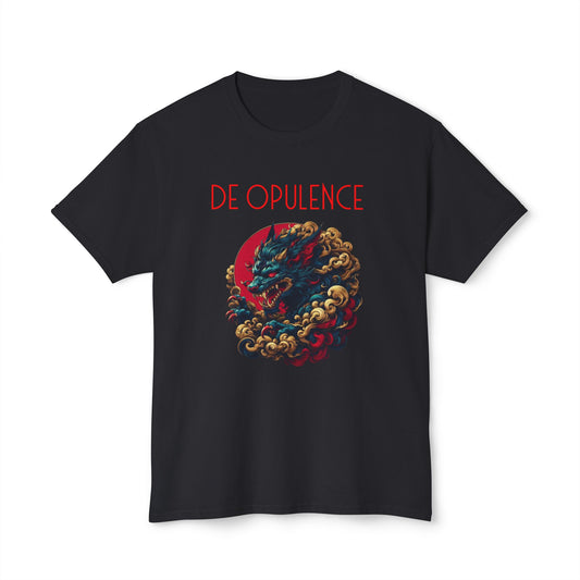 Unisex HD Cotton™ T-shirt De Opulence by Noir Wolf Black