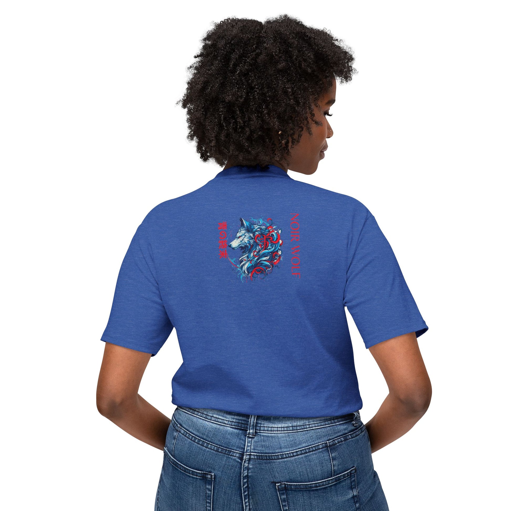 Unisex HD Cotton™ T-shirt Blue Doom By Noir Wolf
