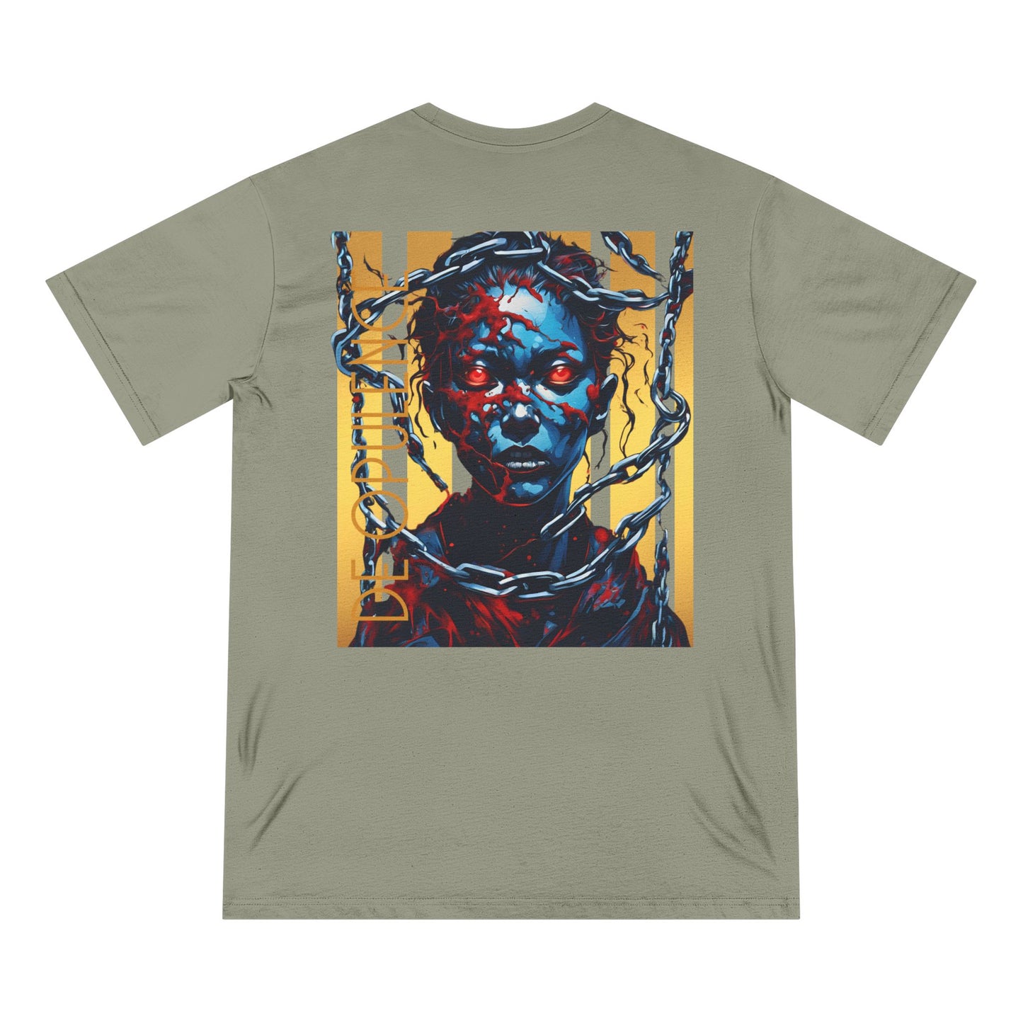 Noir Wolf Butterfly Organic T-Shirt - Artistic Graphic Tee for Nature Lovers