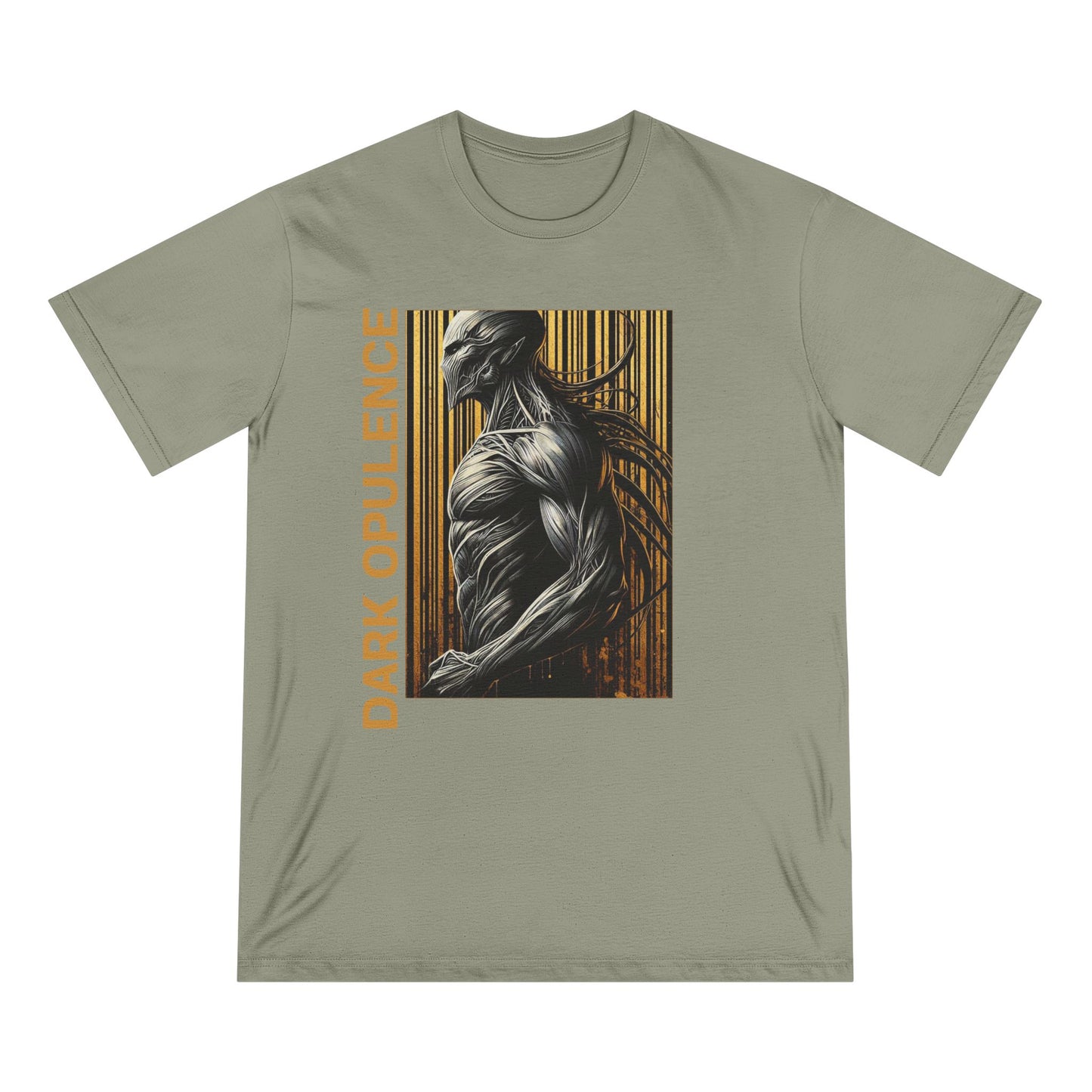Dark Opulence Graphic Organic T-Shirt - Edgy Art Design for Unique Style