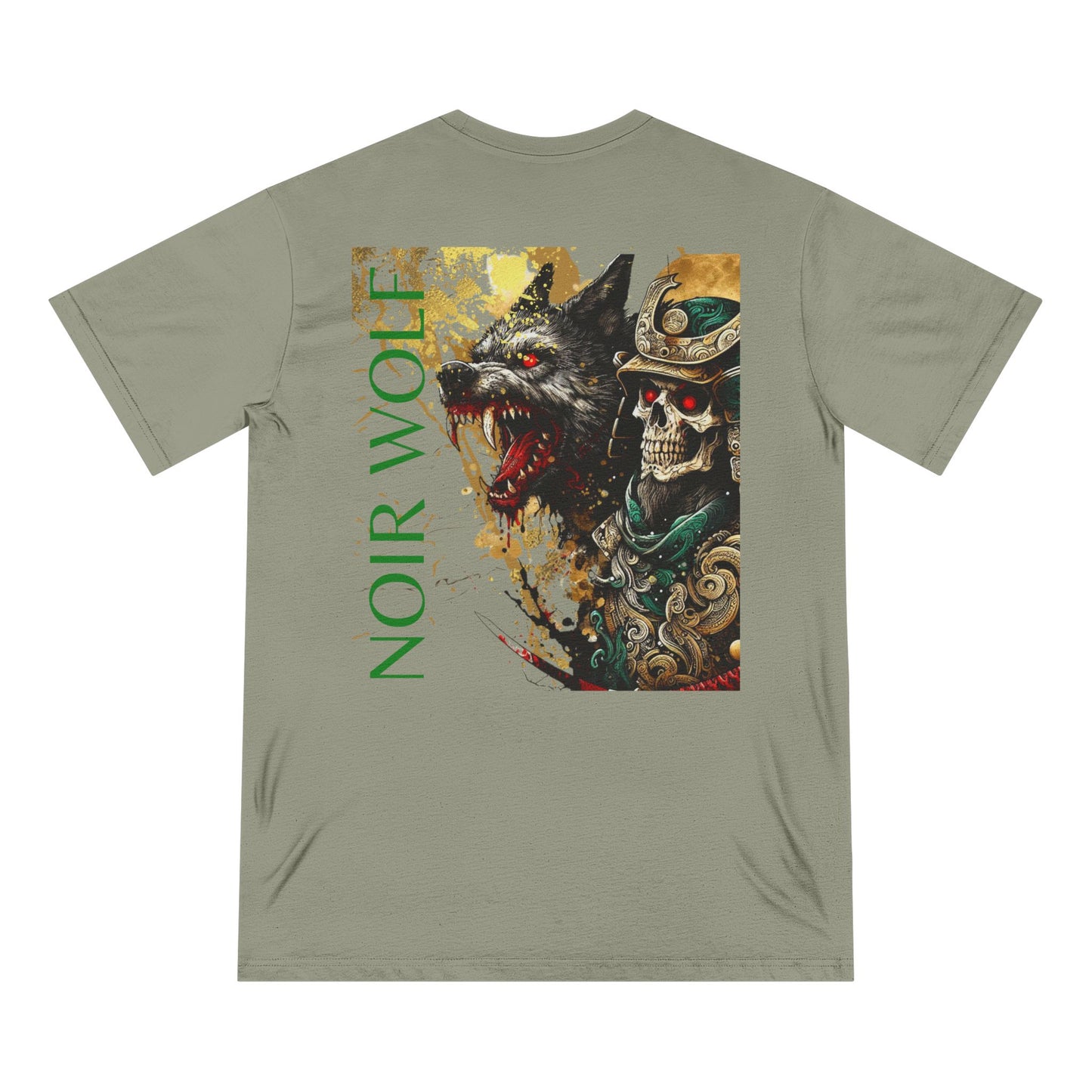 Unique Graphic Organic T-Shirt - De Opulence & Noir Wolf Designs