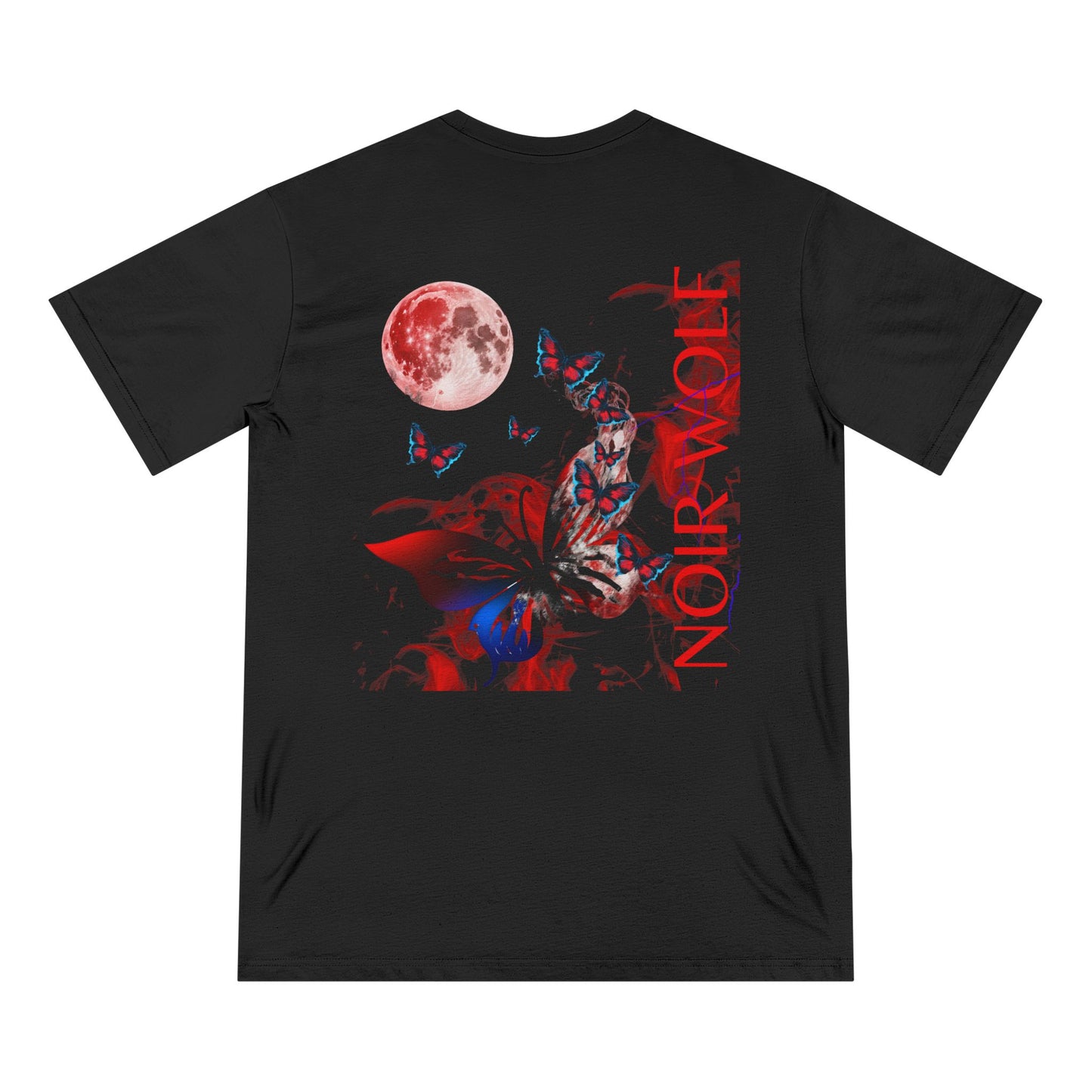 Organic Staple T-shirt BUTTERFLY NOIR WOLF