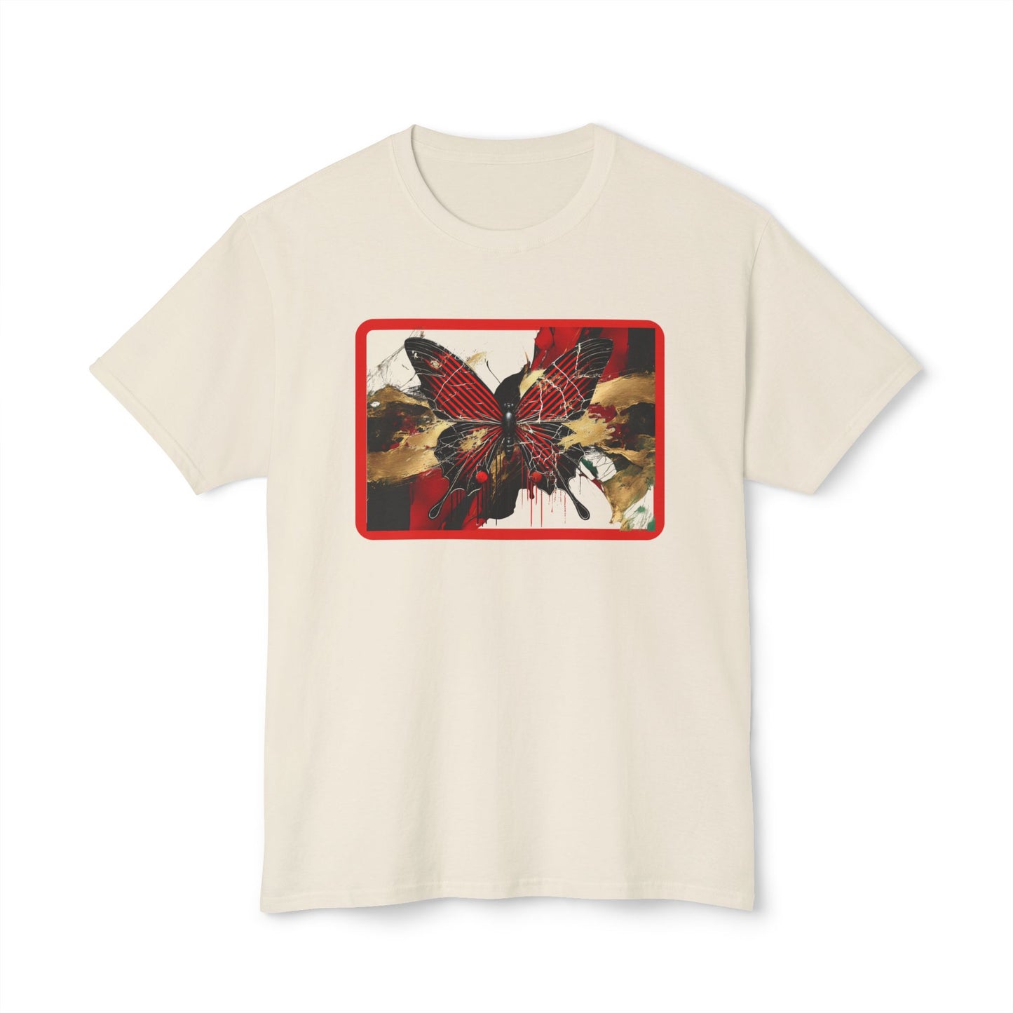 Colorful Butterfly Art Unisex T-Shirt - Unique Graphic Tee for Nature Lovers