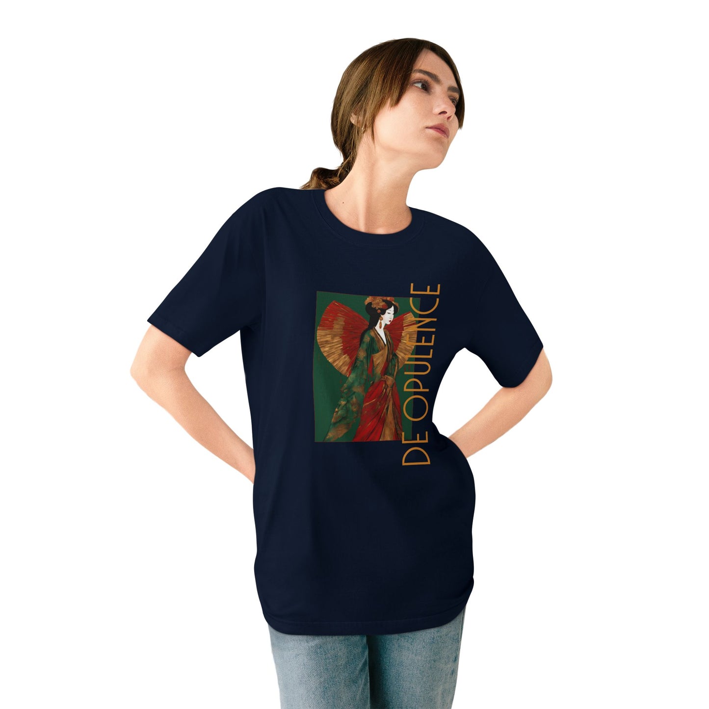 Elegant De Opulence Organic T-Shirt - Stylish & Sustainable Fashion