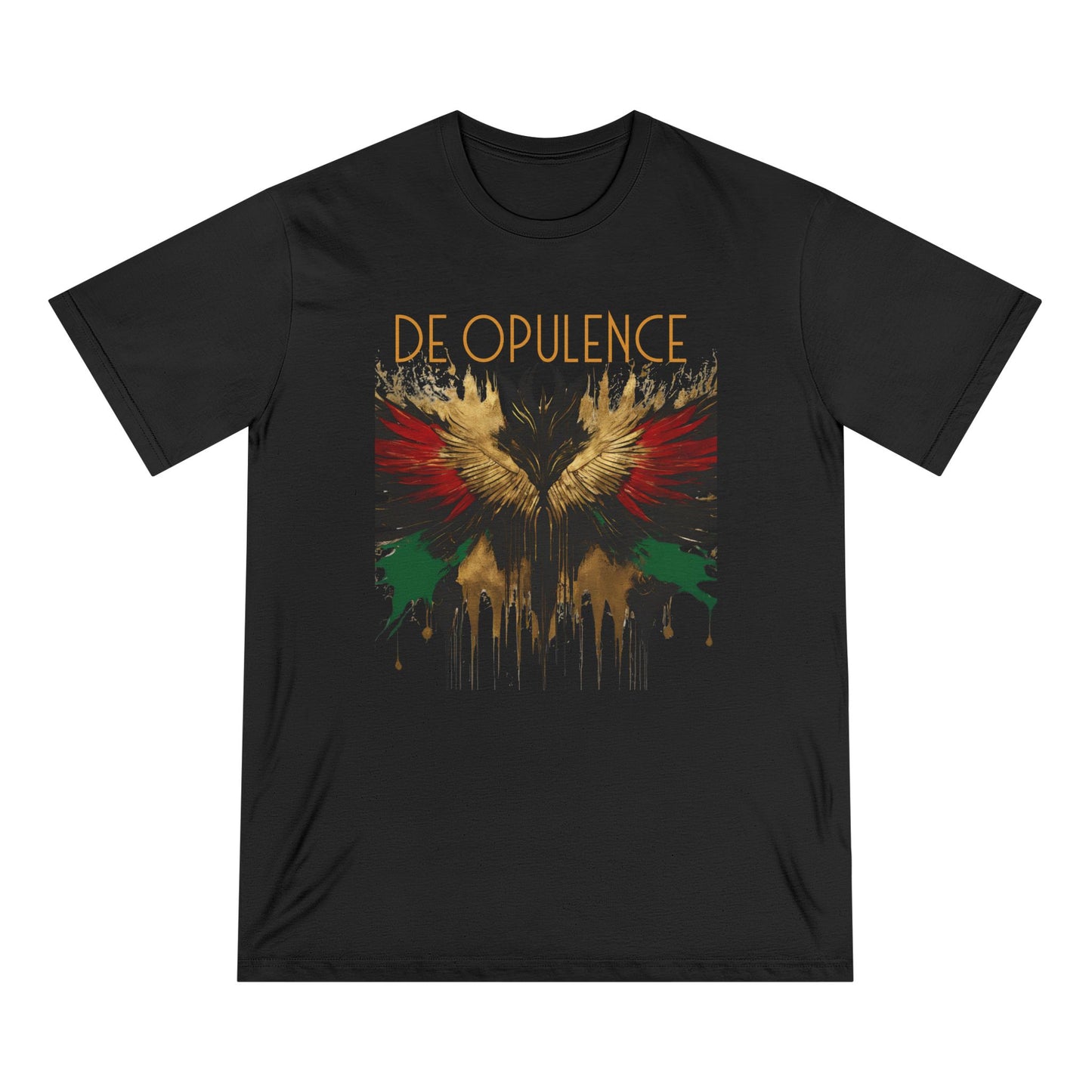 Organic Graphic T-Shirt - DE OPULENCE & NOIR WOLF Designs