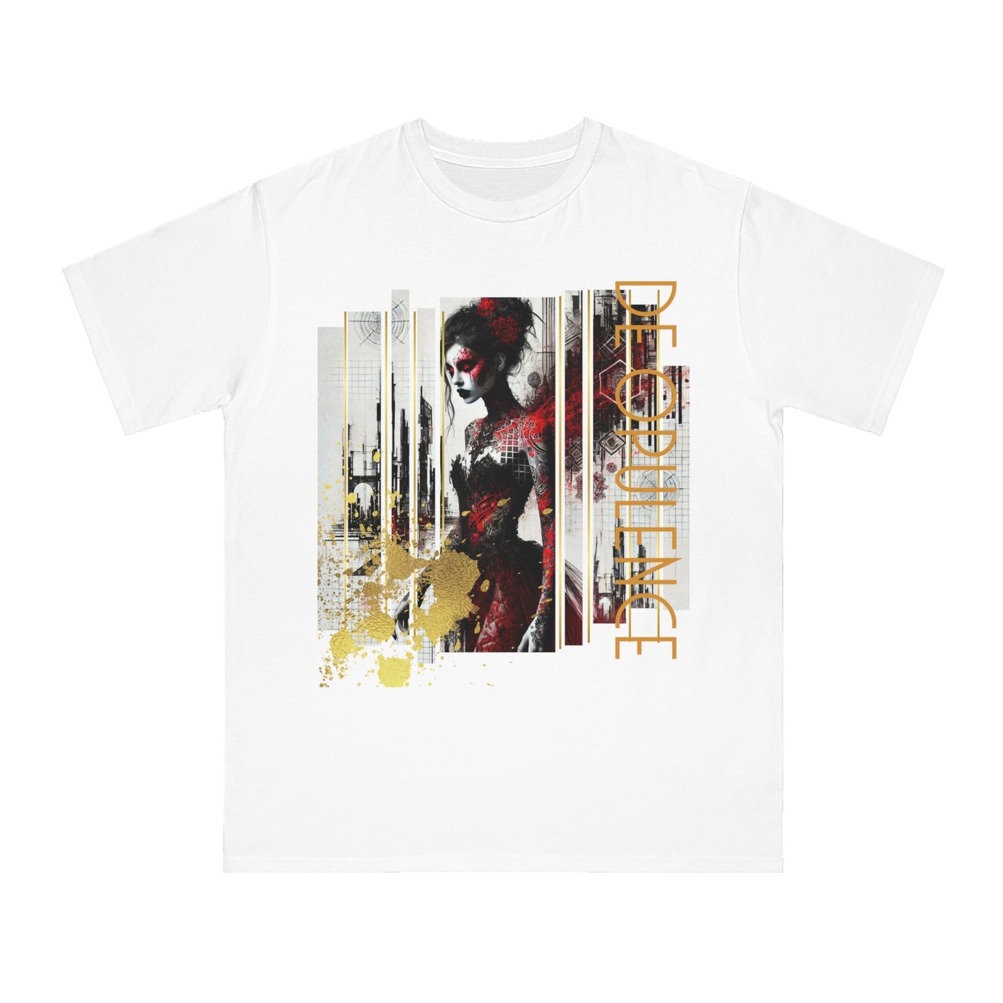 Organic Unisex Classic T-Shirt Noir Wolf by De OPULENCE