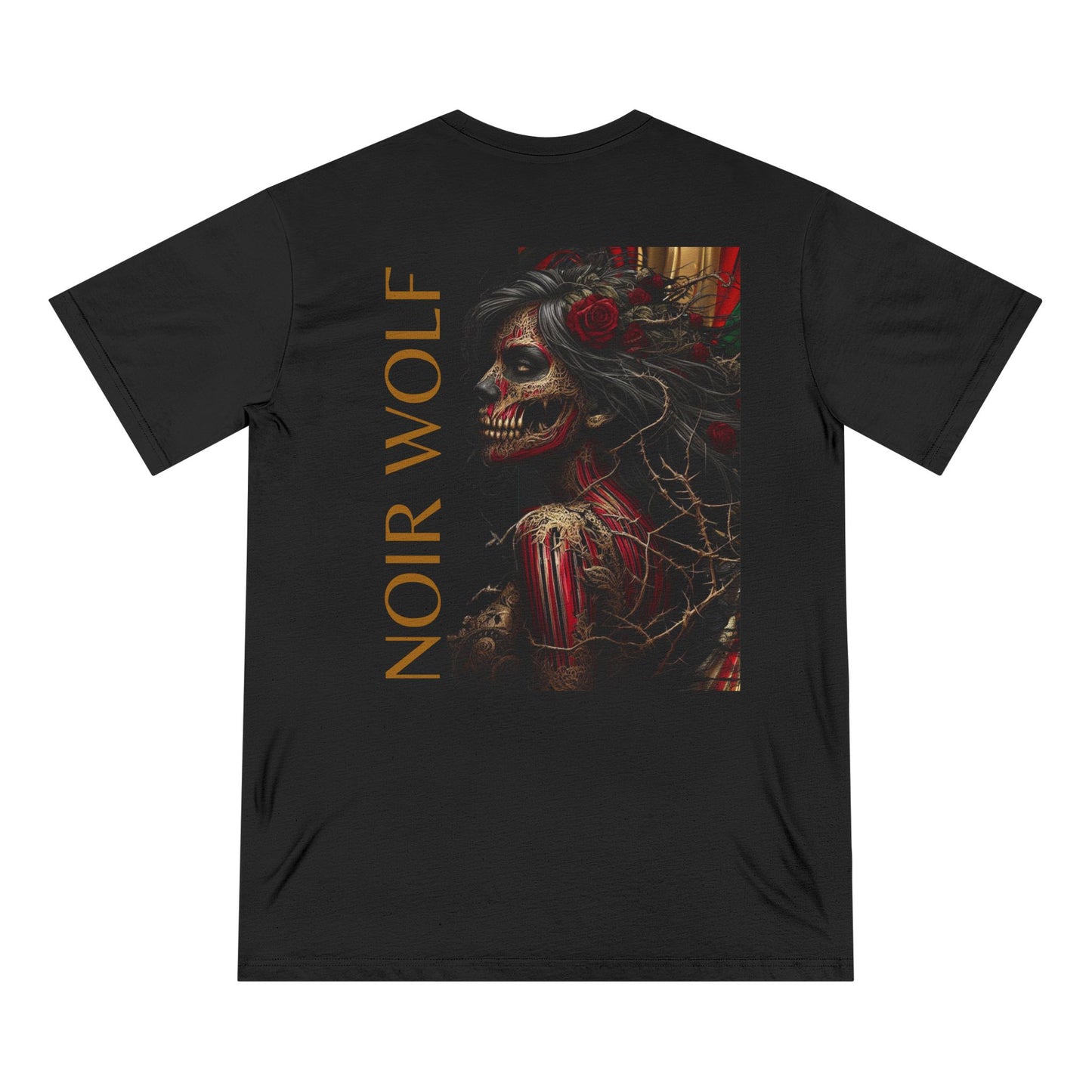 Organic Graphic T-Shirt - DE OPULENCE & NOIR WOLF Designs