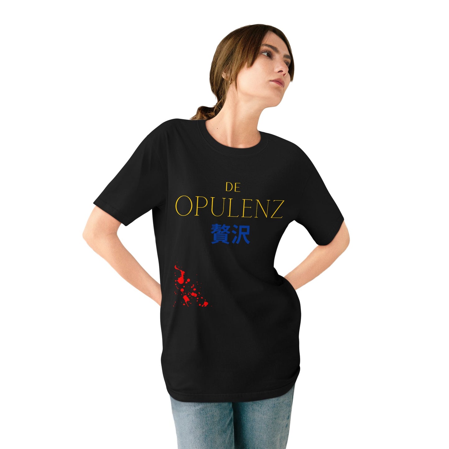 Organic Staple T-shirt De Opulence by Noir Wolf
