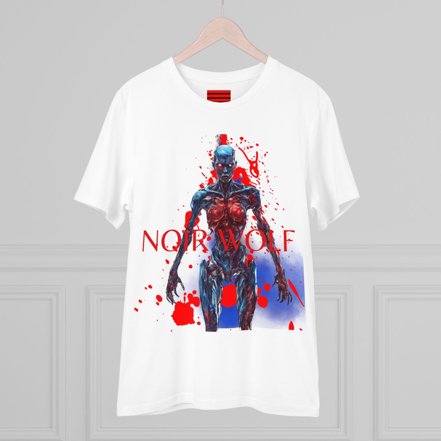 Organic Creator T-shirt - Unisex Blue Doom by Noir Wolf