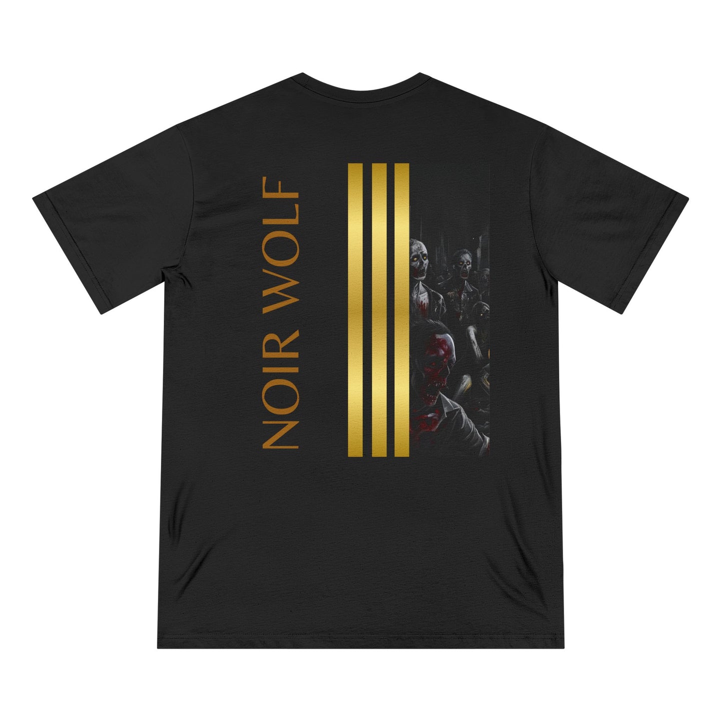 Vintage Skull Graphic T-Shirt | Noir Wolf Design | horror-Friendly Fashion
