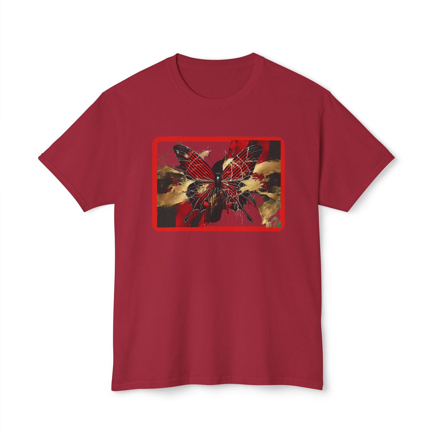 Colorful Butterfly Art Unisex T-Shirt - Unique Graphic Tee for Nature Lovers