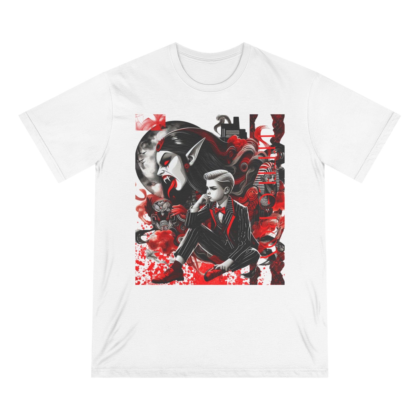 Organic Staple T-shirt NOir Wolf Little Boy