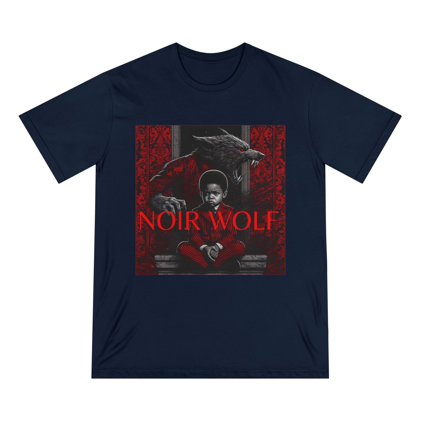 Organic Staple T-shirt little boy on the porch