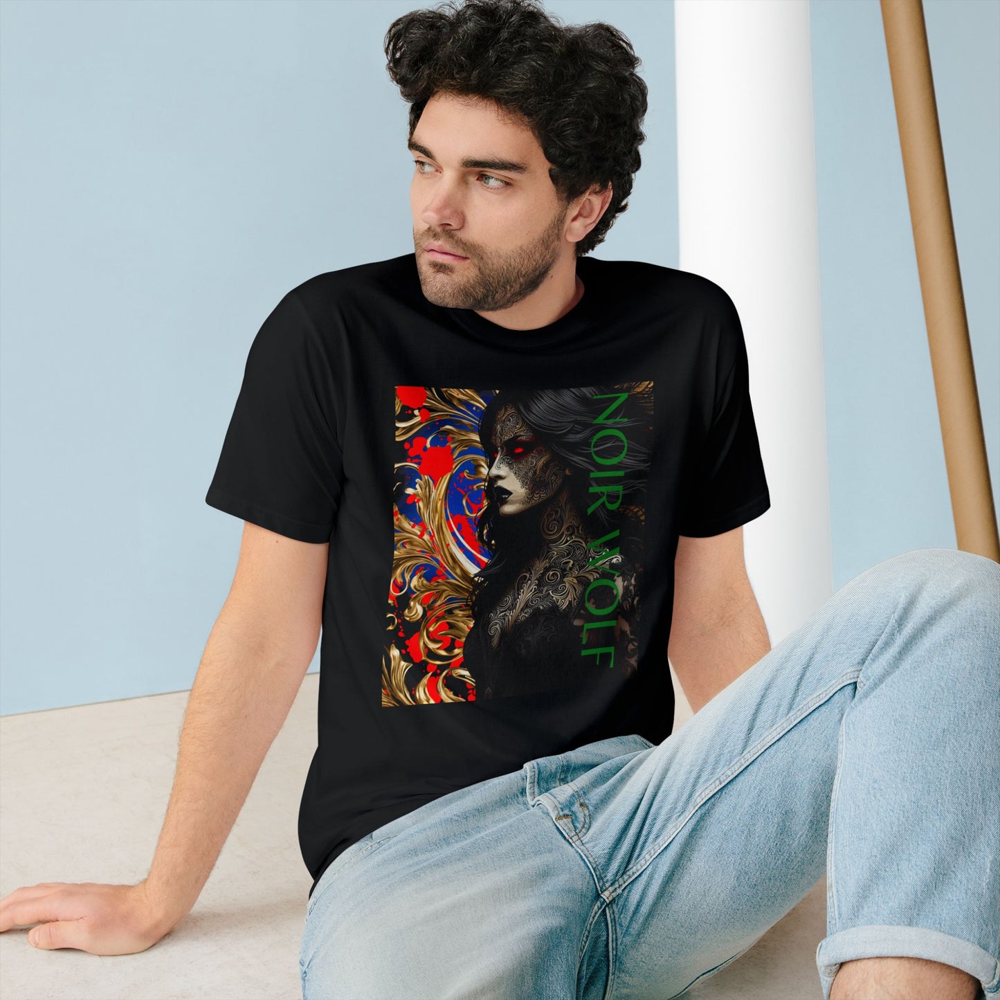 Organic Staple T-shirt De Opulence by Noir Wolf