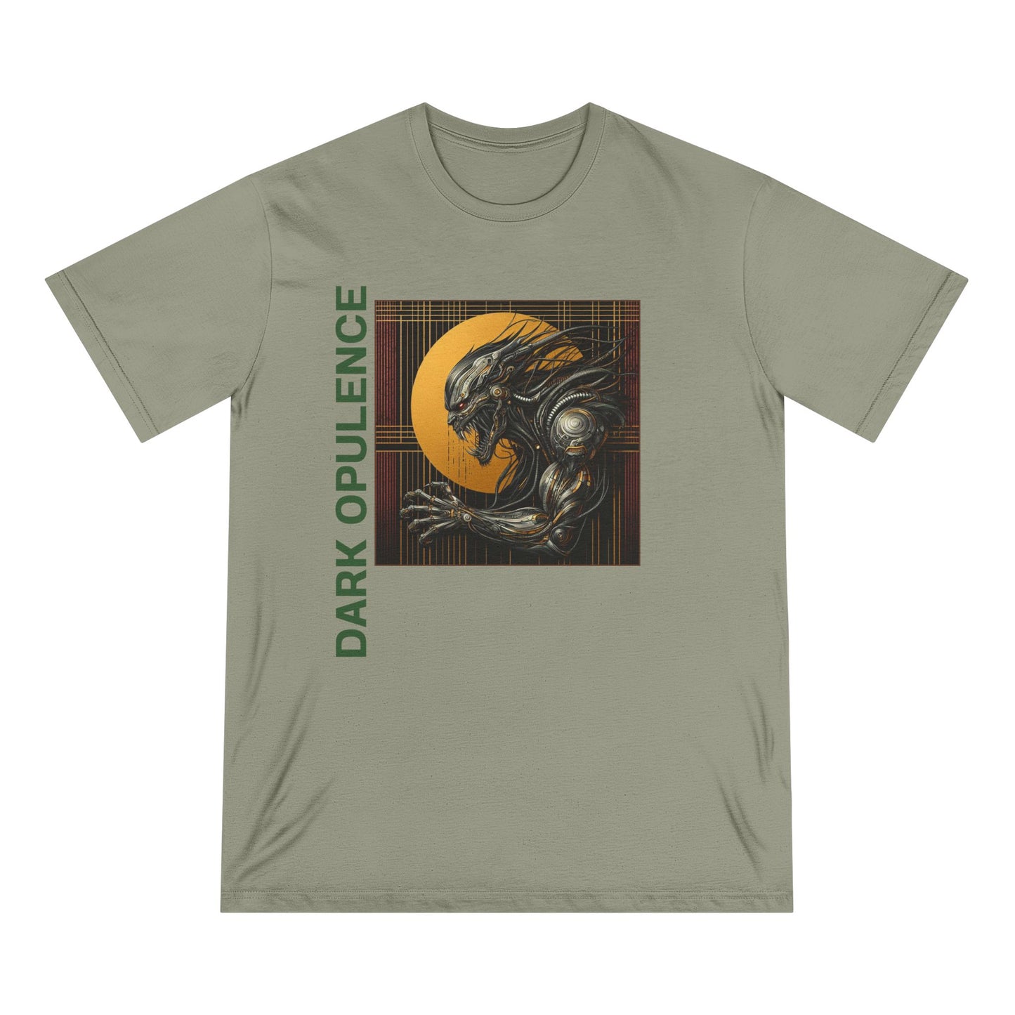 Dark Opulence Graphic Tee - Unisex Organic T-Shirt with Unique Monster Art