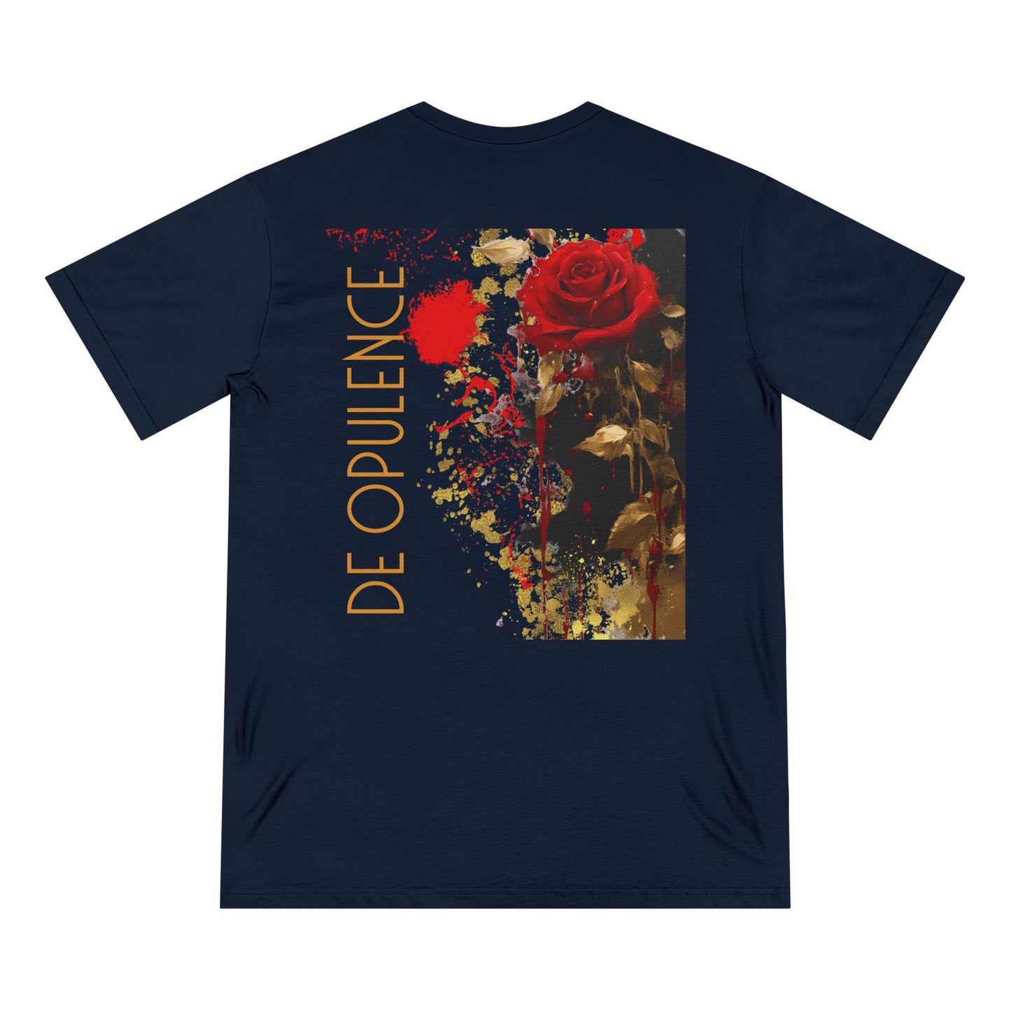 Dark Opulence Graphic Organic T-Shirt - Edgy Art Design for Unique Style