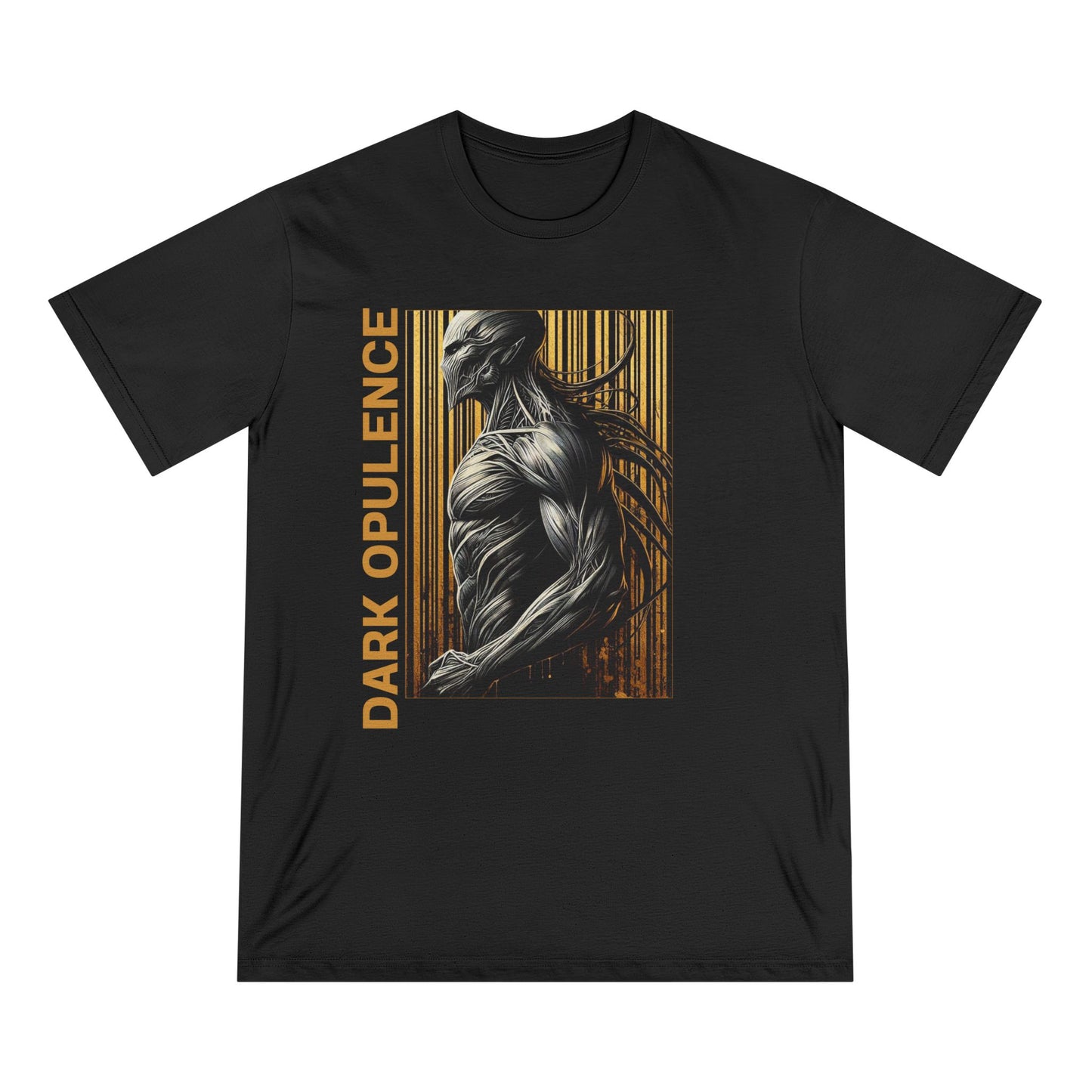 Dark Opulence Graphic Organic T-Shirt - Edgy Art Design for Unique Style