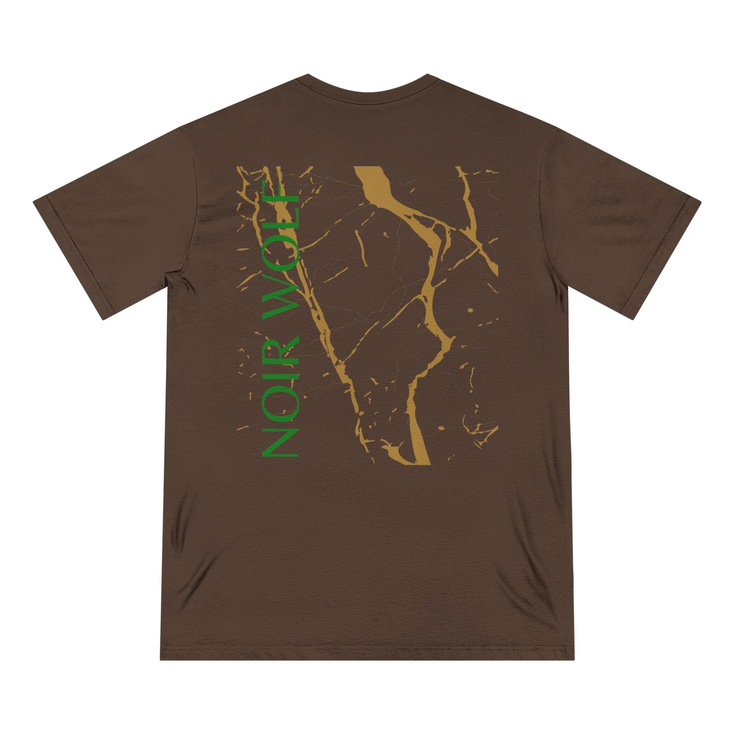 Organic Staple T-shirt: 'Del Opulence' & 'Noir Wolf' Design – Stylish, Artistic Tee for Casual Wear