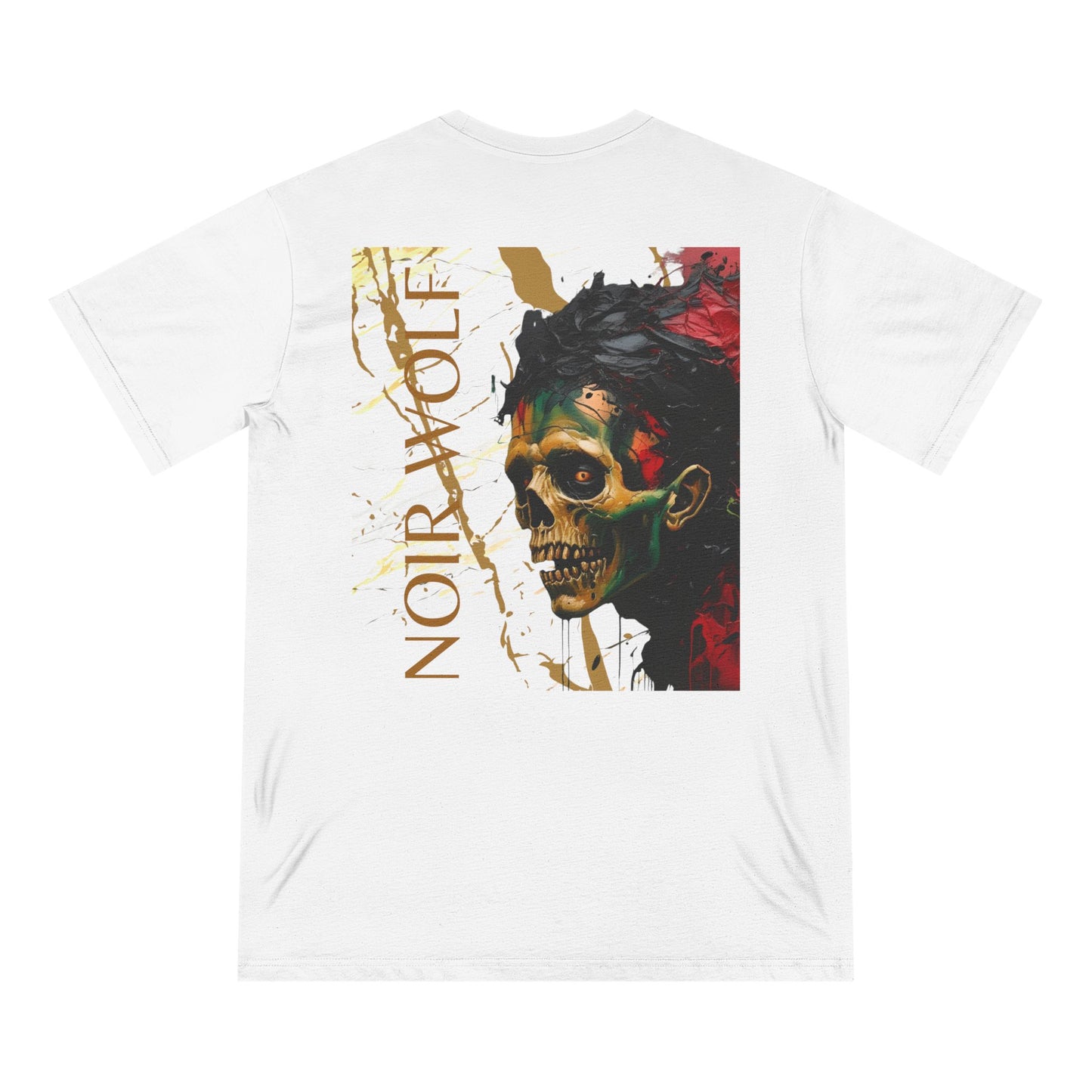 Opulence & Noir Wolf Graphic T-Shirt - Bold Art Tee for Art Lovers