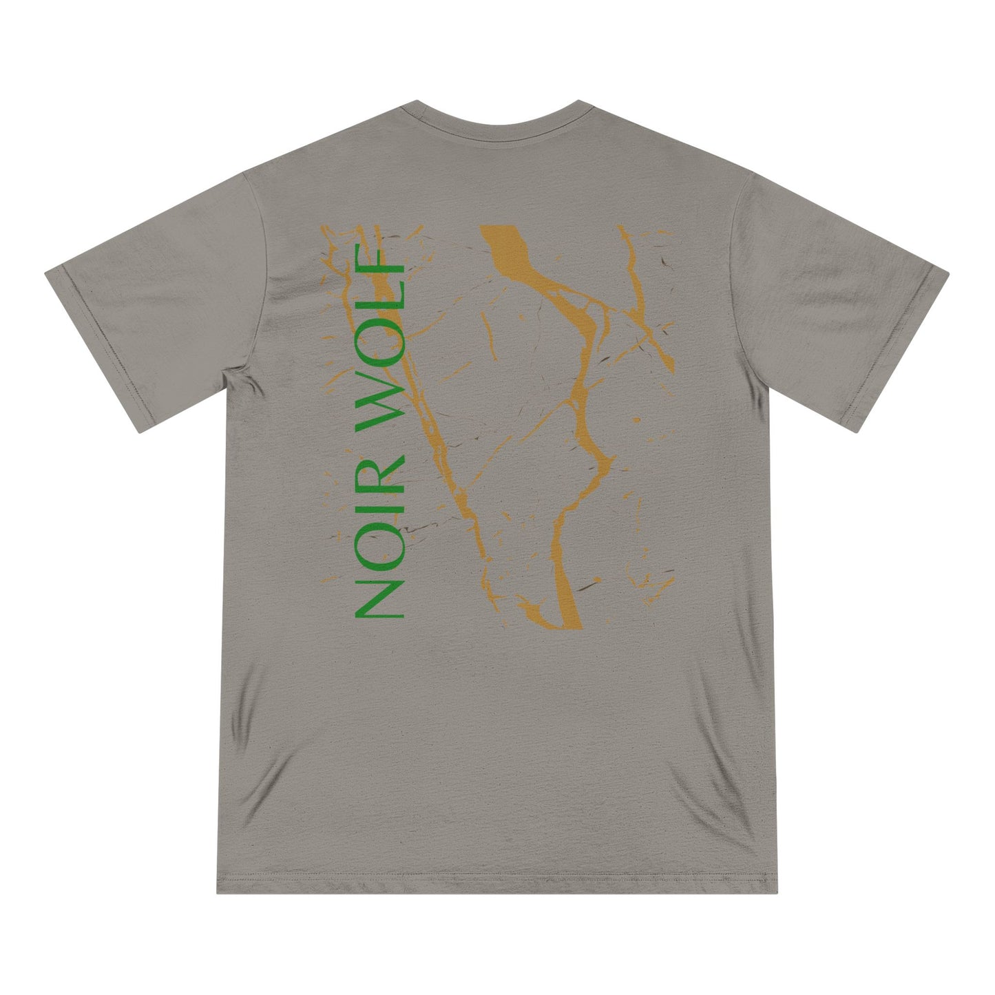 Organic Staple T-shirt: 'Del Opulence' & 'Noir Wolf' Design – Stylish, Artistic Tee for Casual Wear