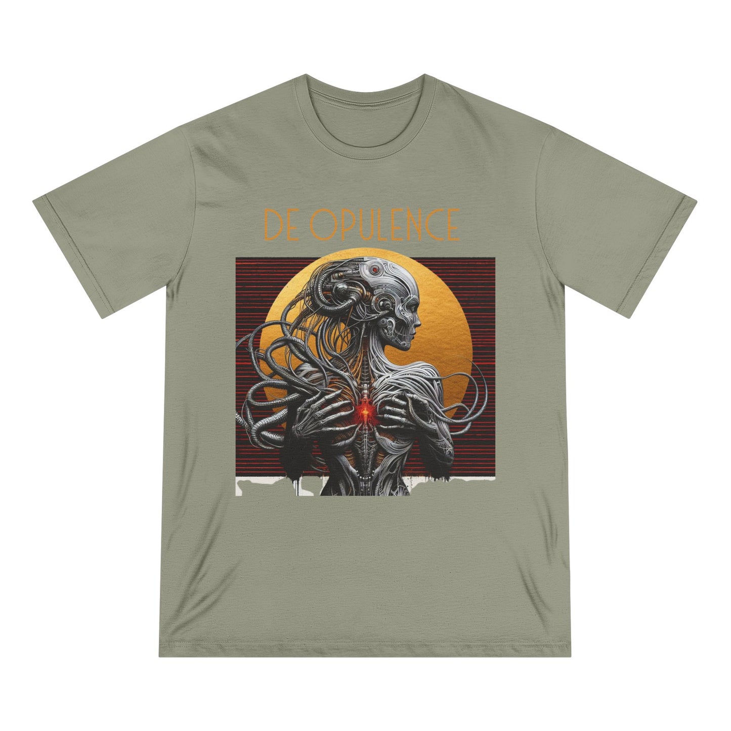 Unique Graphic Organic T-Shirt - De Opulence & Noir Wolf Designs