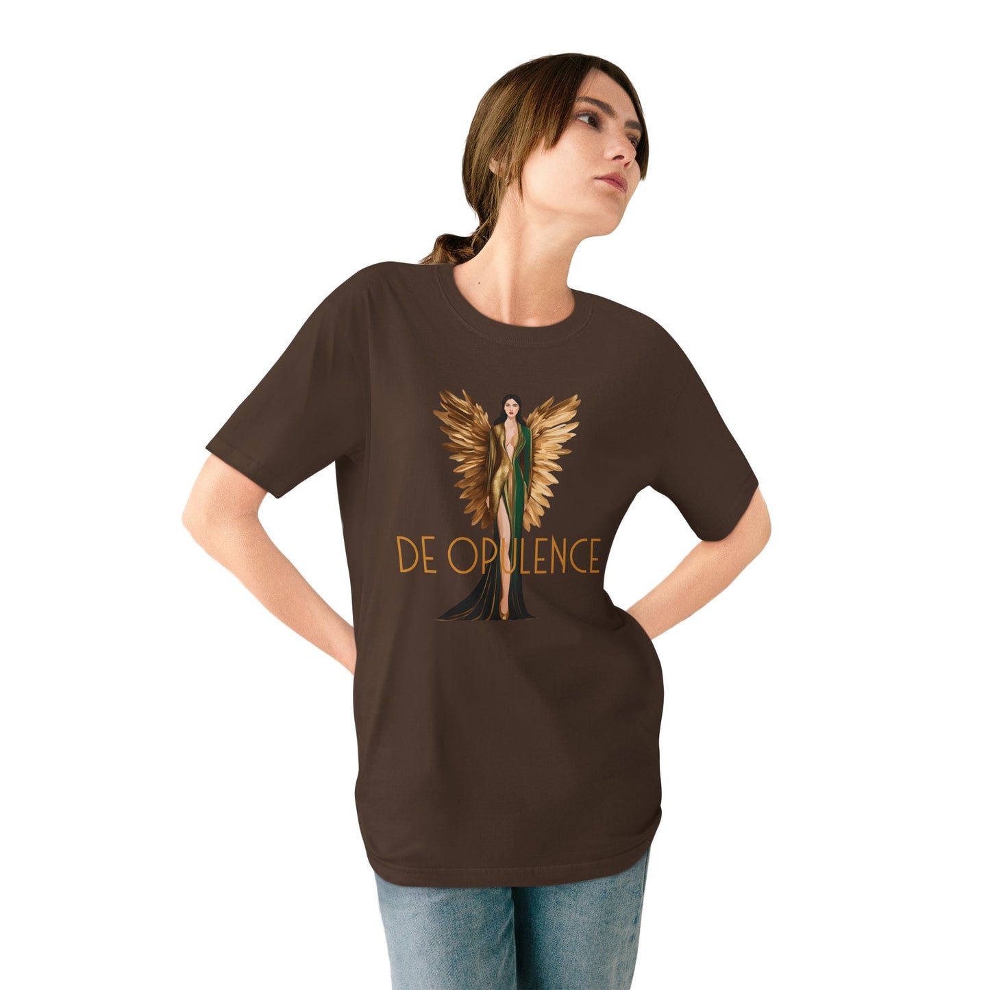 Luxury Angel Graphic T-Shirt - DE OPULENCE